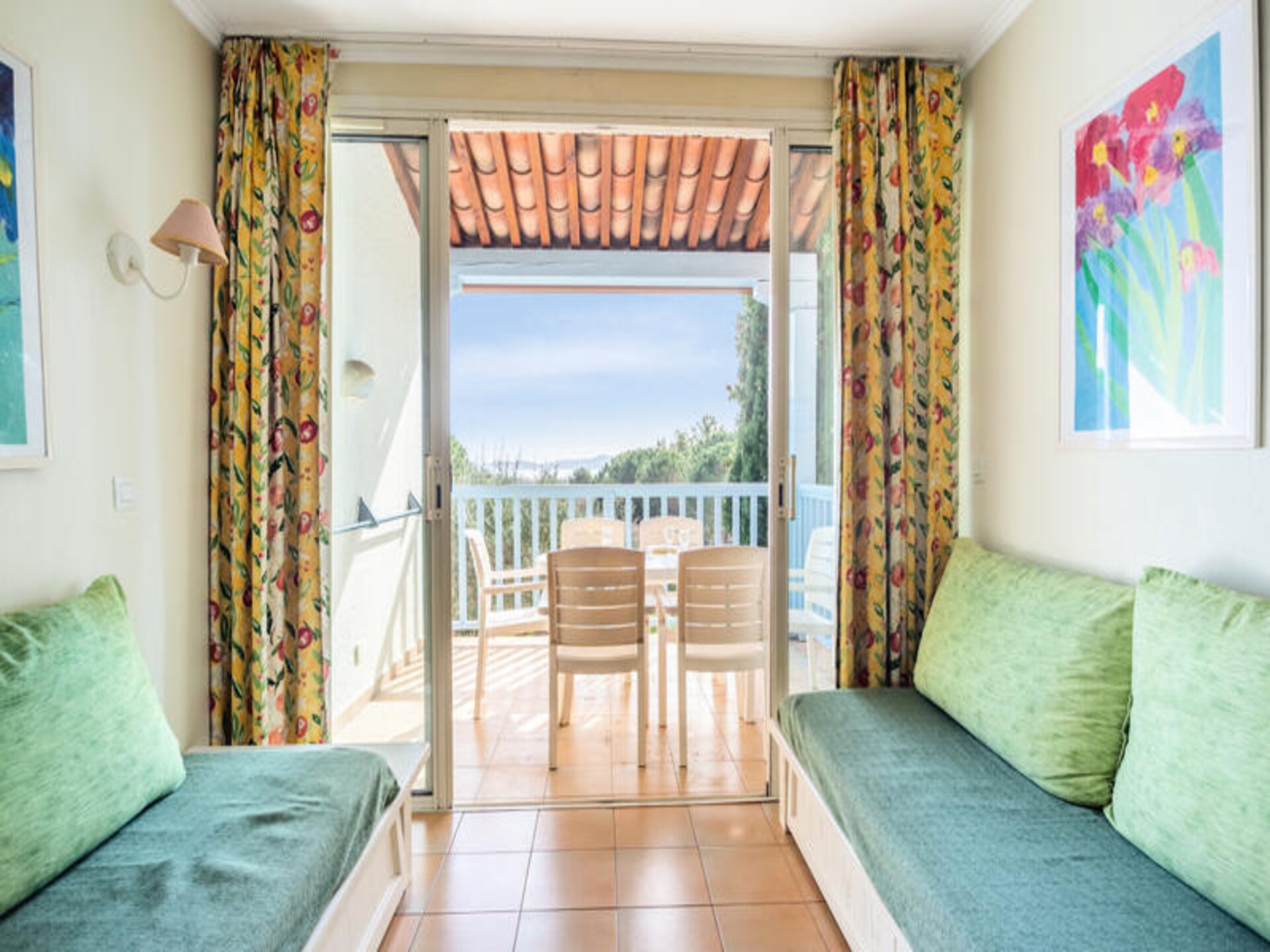 Appartement 6 pers. met zwembad & uitzicht op Golf van Saint-Tropez - foto 17