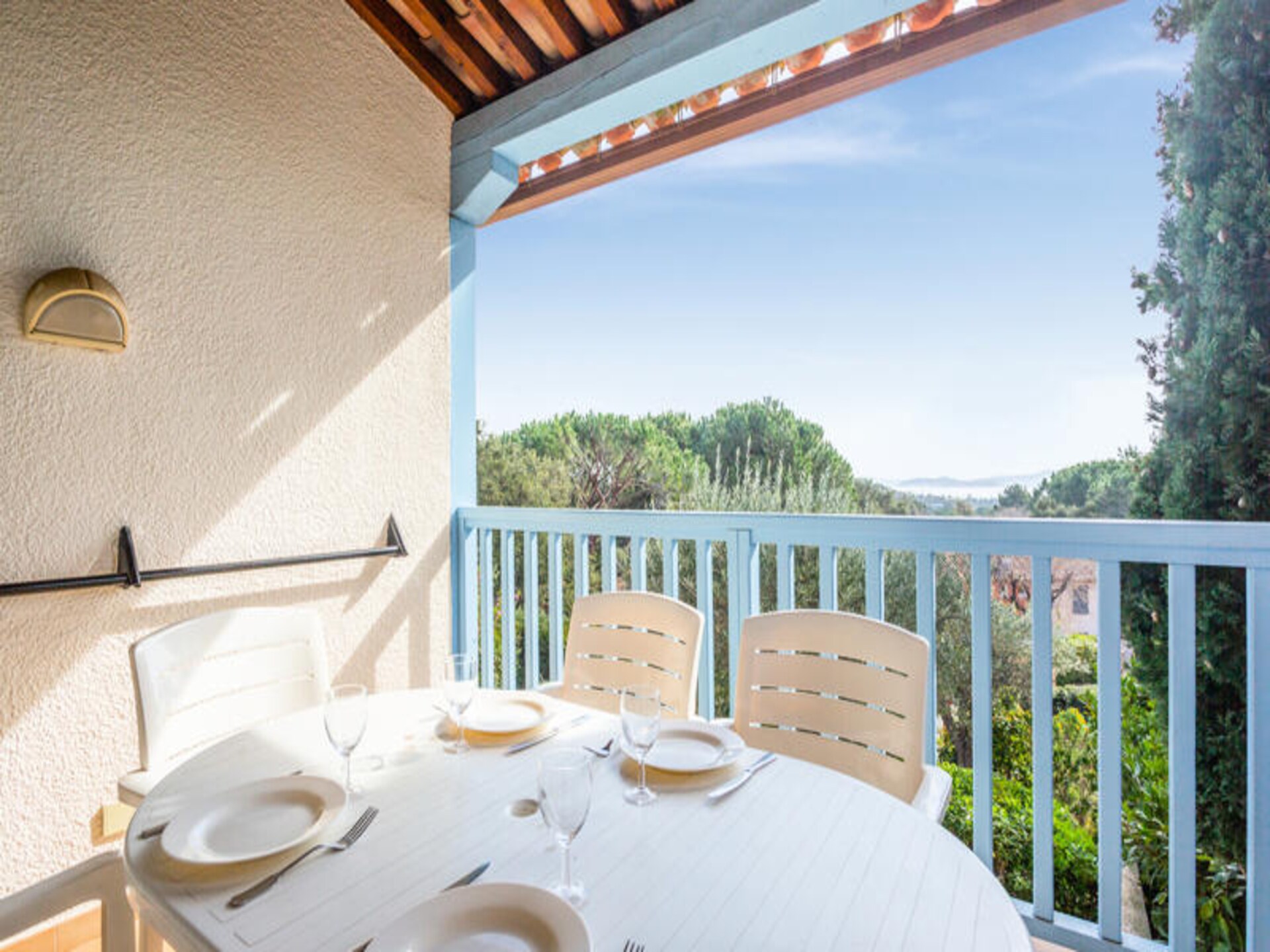 Appartement 6 pers. met zwembad & uitzicht op Golf van Saint-Tropez - foto 27