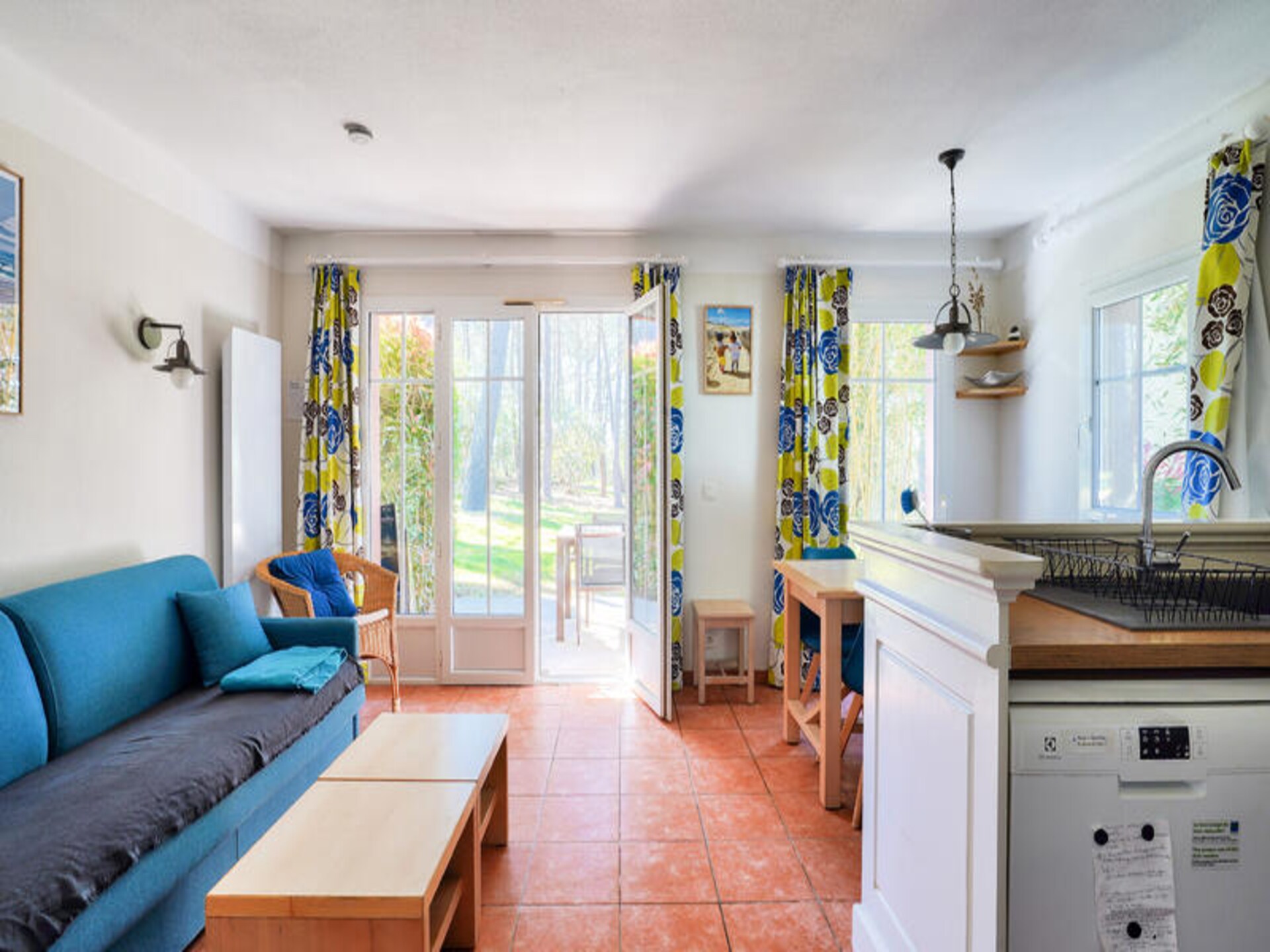 Ruim appartement voor 6 in het hart van Lacanau, op 2 km van het strand - foto 12