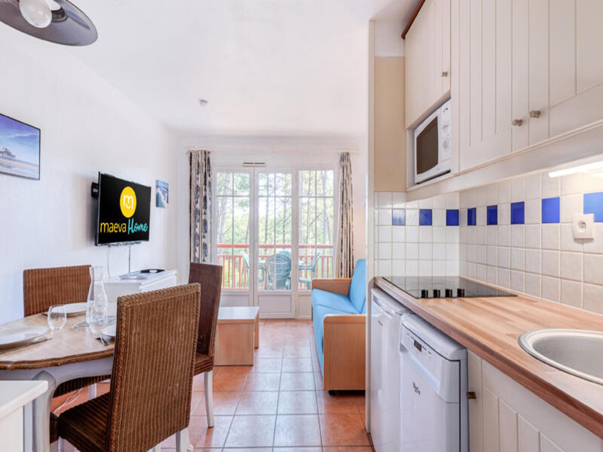 Bosappartement voor 4 met balkon, zwembad en op 2 km van Lacanau strand - foto 15