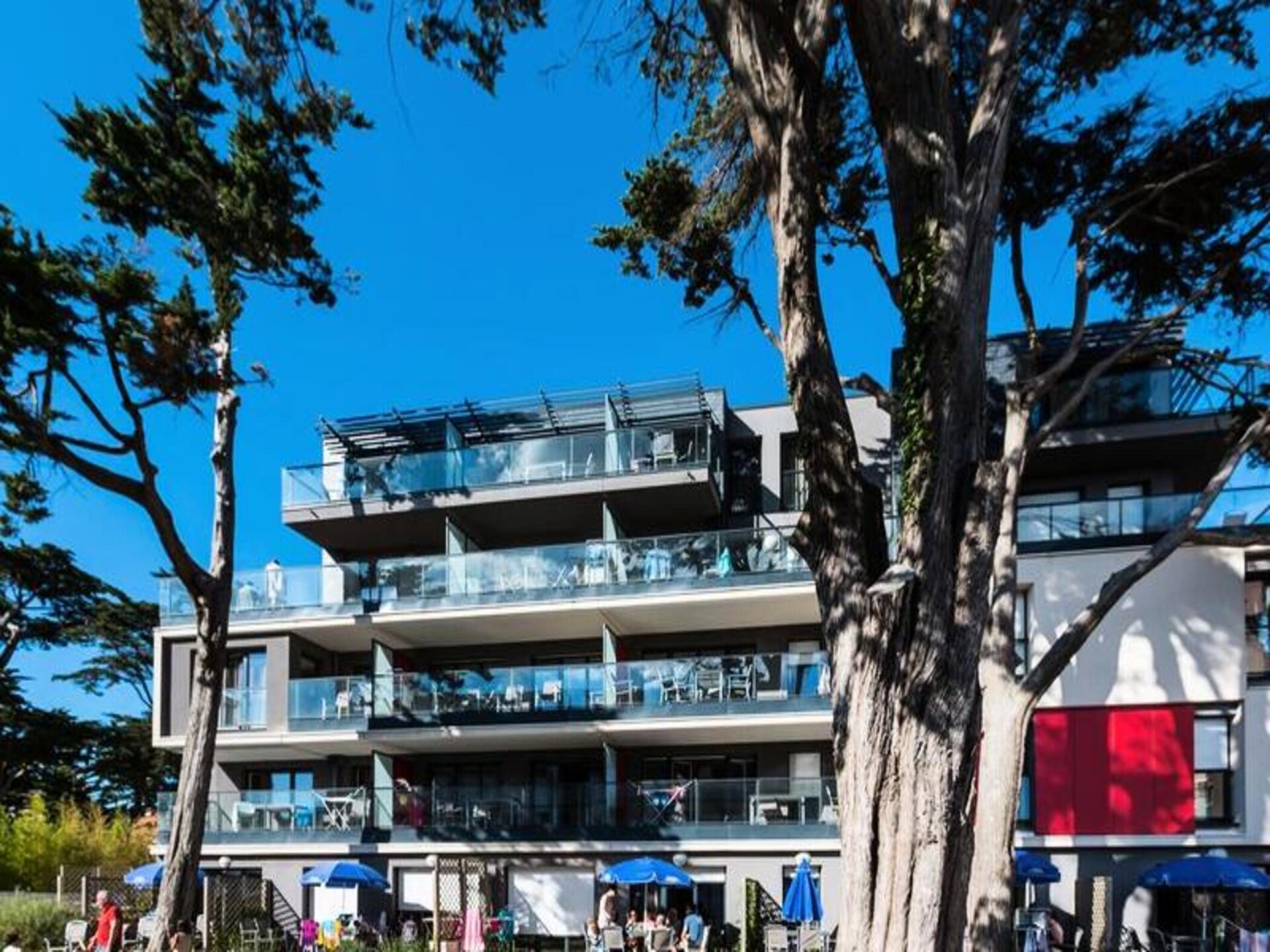 Knus appartement vlakbij zee in Pornichet met zwembad - foto 19