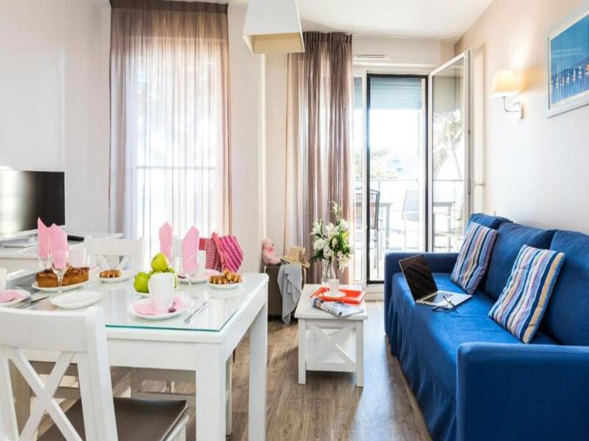 Knus appartement vlakbij zee in Pornichet met zwembad - foto 14