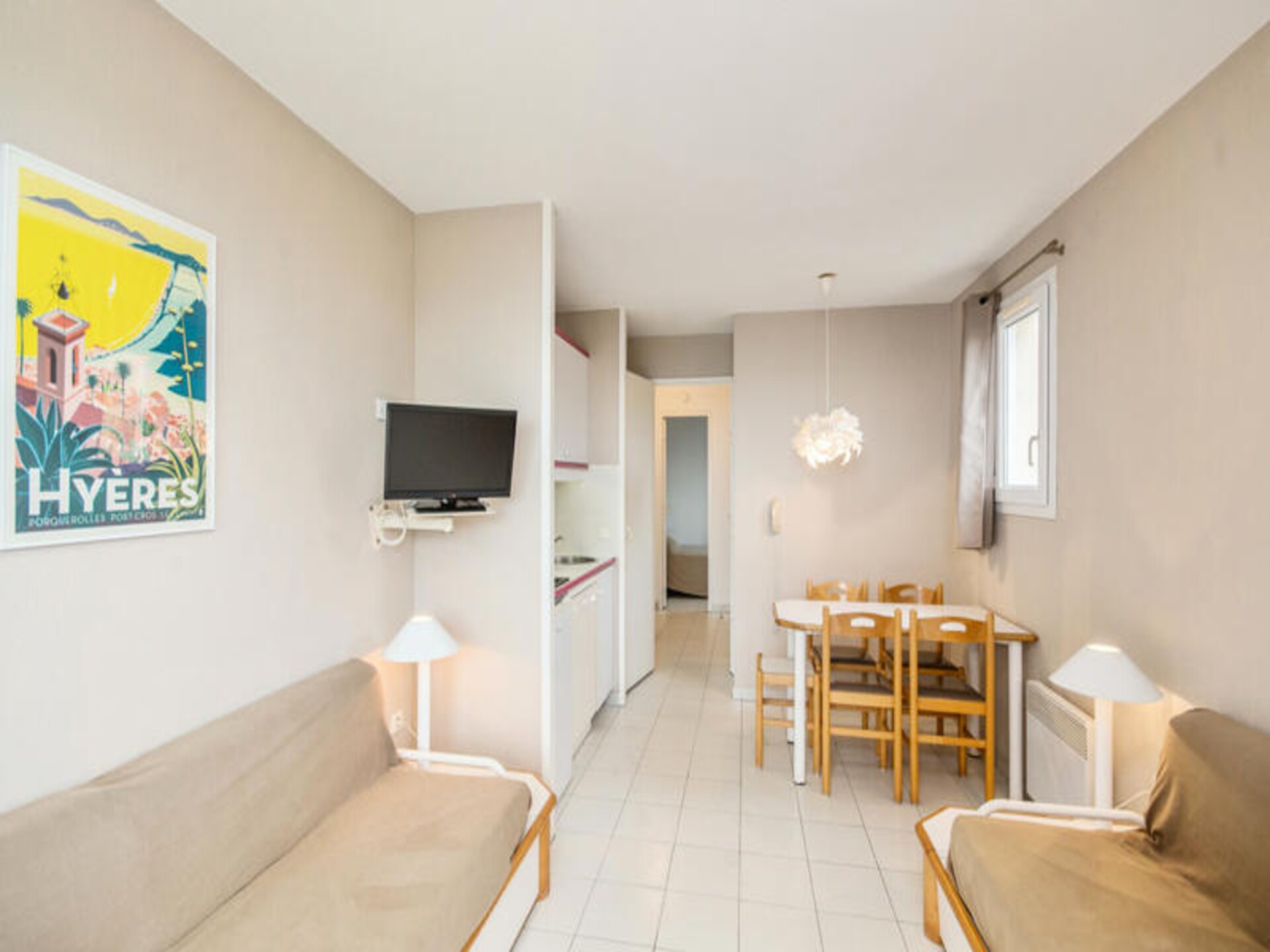 Appartement 5 pers. in park Résidence La Pinède, vlakbij strand Giens - foto 9