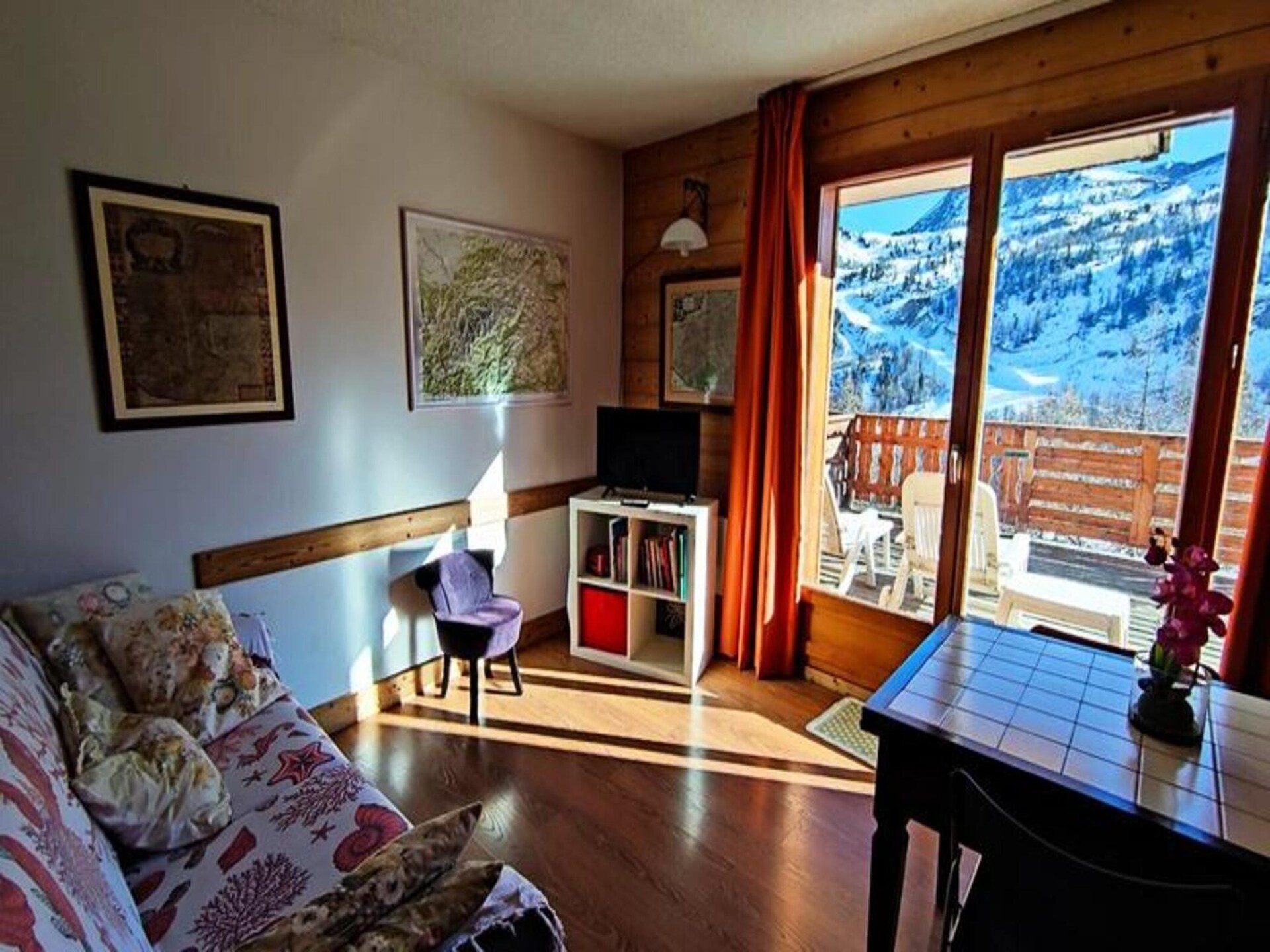Zonnig appartement op de piste in Isola 2000 voor 6 personen - foto 4