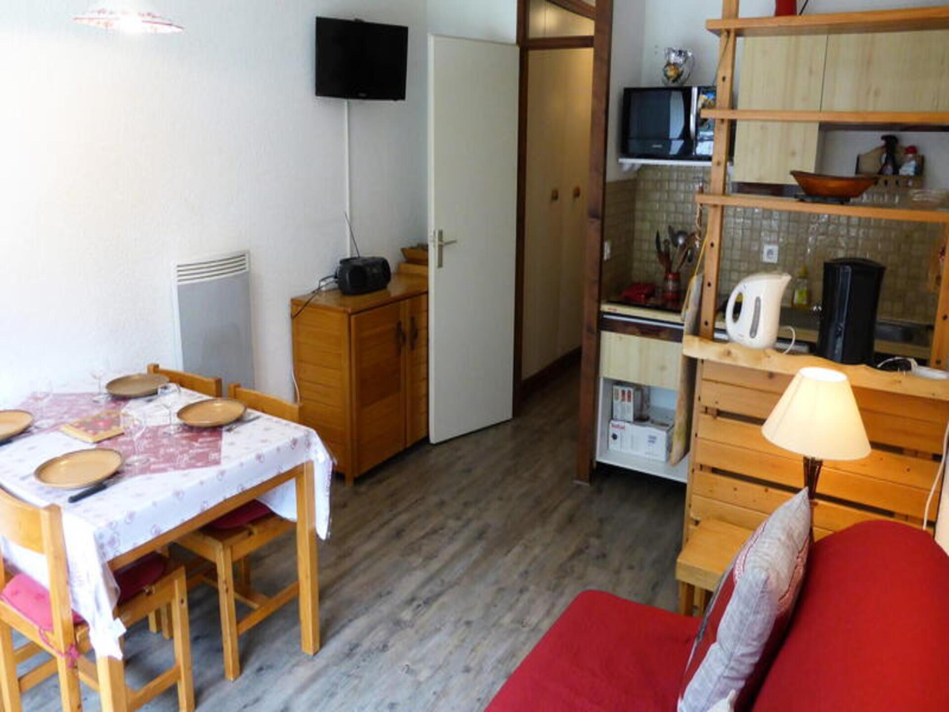 Knusse studio voor 5 op 200m van de piste in Les Contamines-Montjoie - foto 14