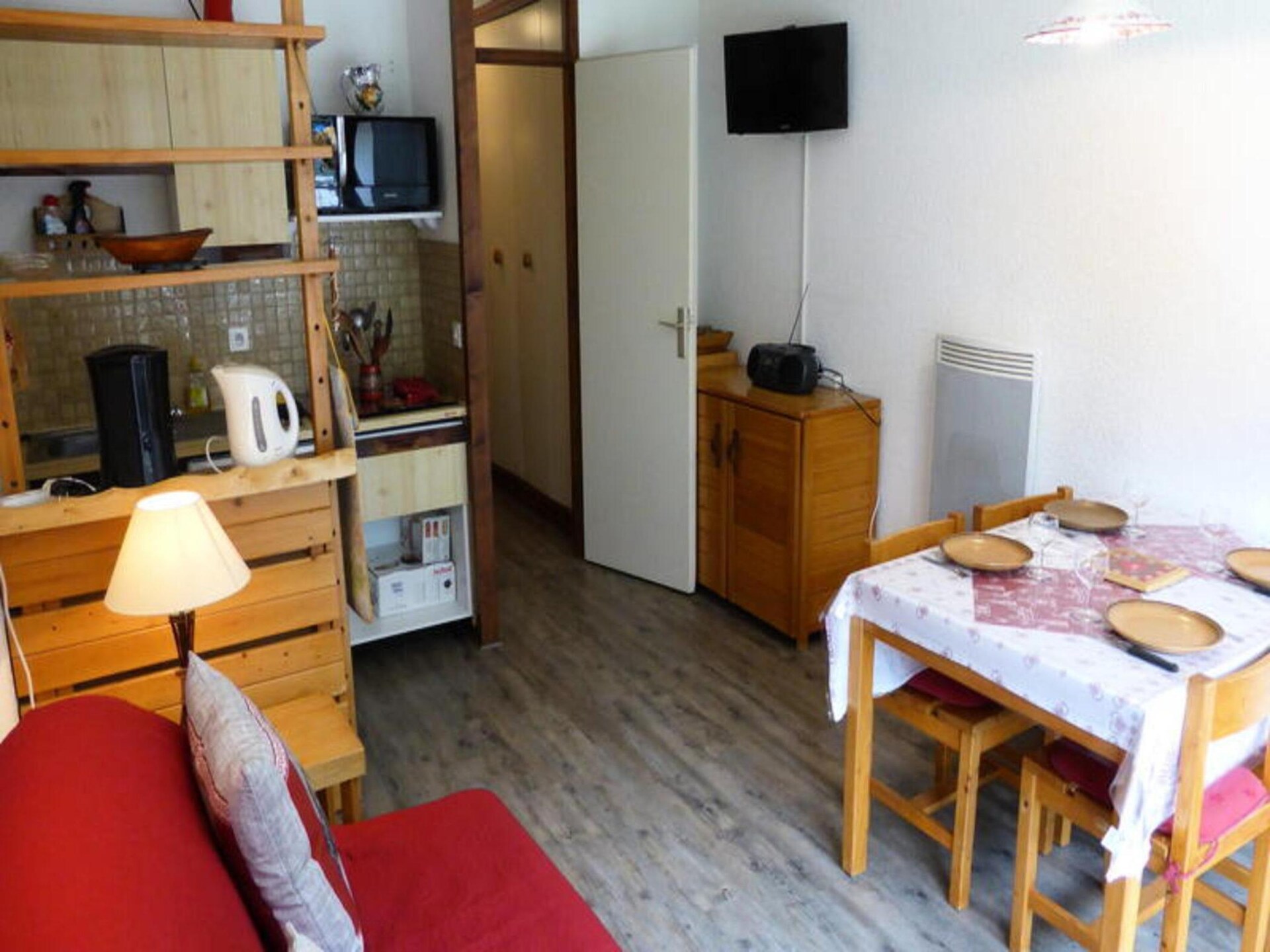 Knusse studio voor 5 op 200m van de piste in Les Contamines-Montjoie - foto 22