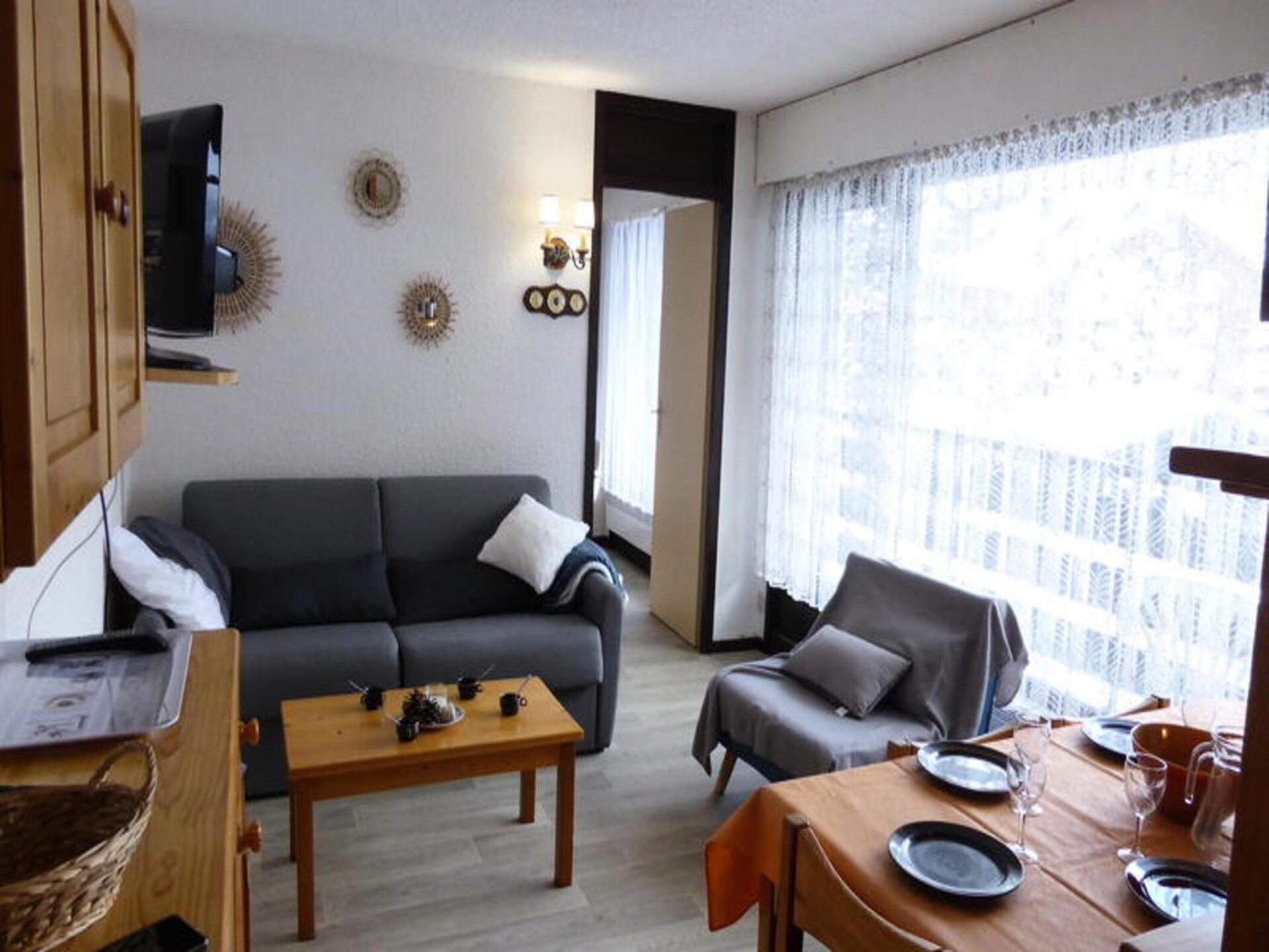 Zonnig appartement op 300m van de piste met zwembad in Les Contamines - foto 7