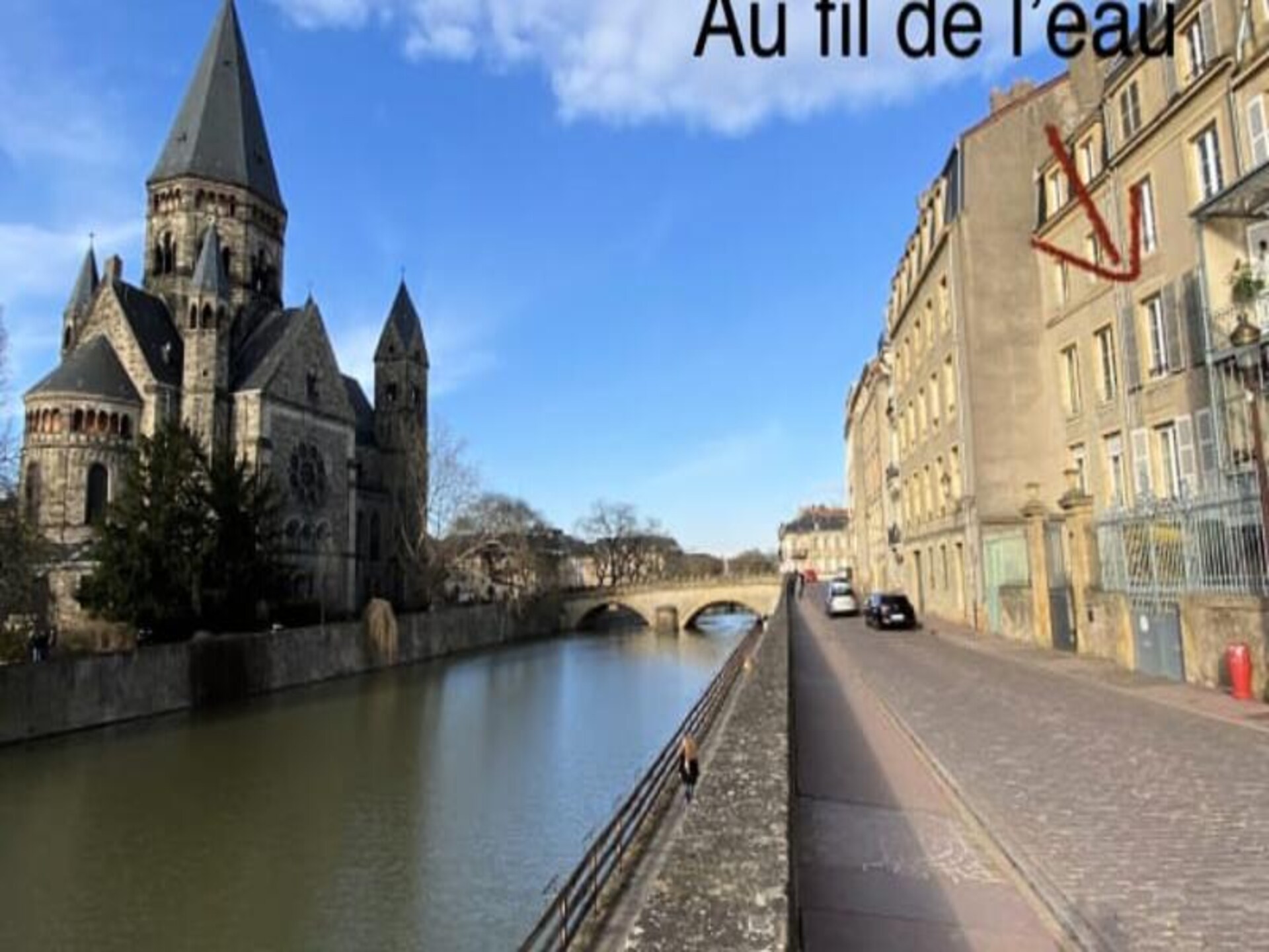Au Fil De L'eau: Romantisch appartement met uitzicht op de Tempel Neuf in Metz - foto 16