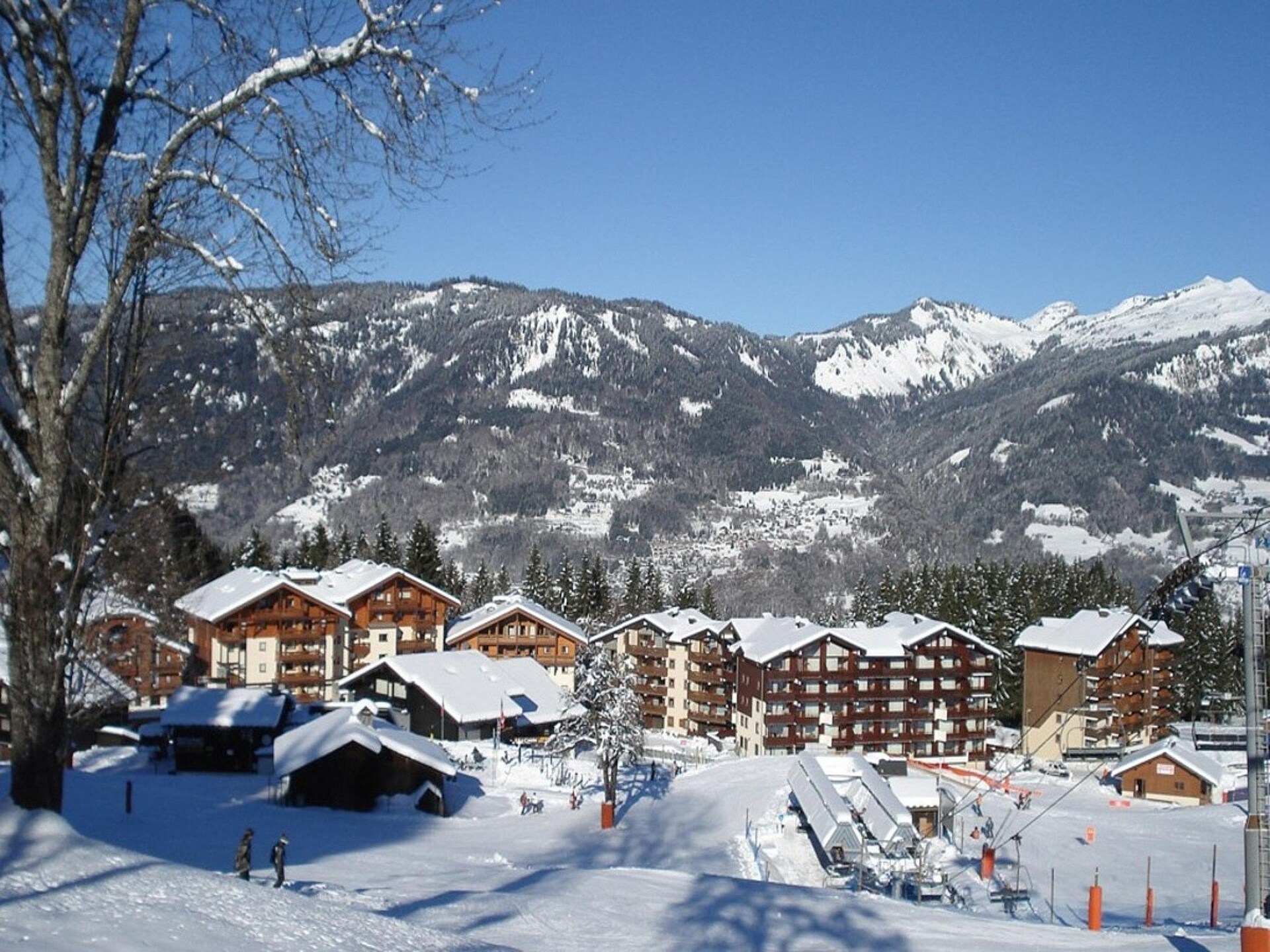 Appartement 4p aan de piste in Morillon 1100 met balkon - foto 3
