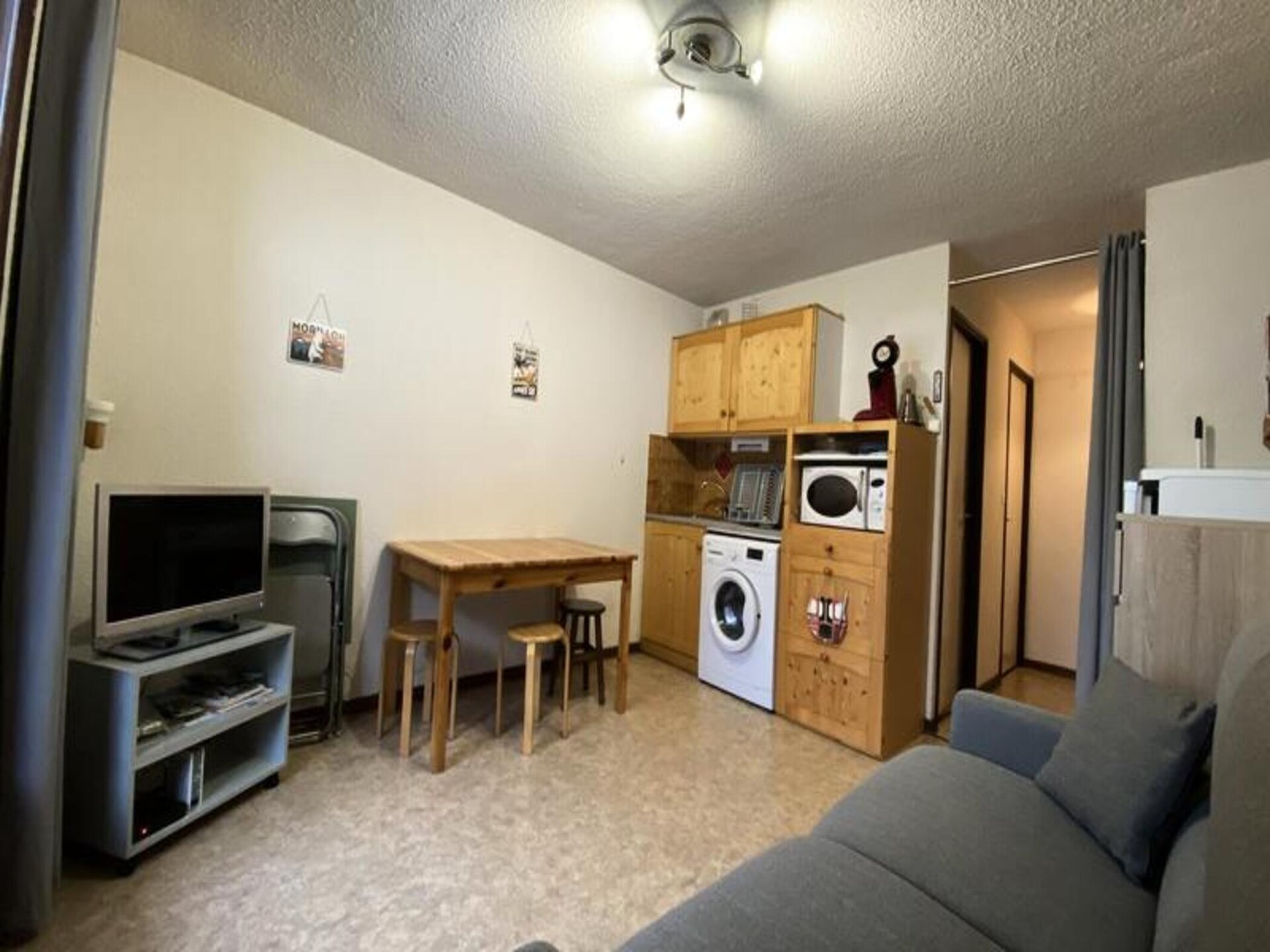 Knusse studio voor 4 in Morillon, 100m van de gondel - foto 21