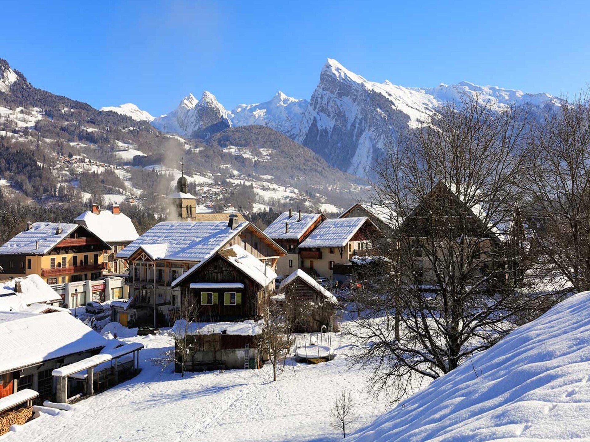 Appartement 7p aan de piste in Morillon 1100 met balkon en bergzicht - foto 1