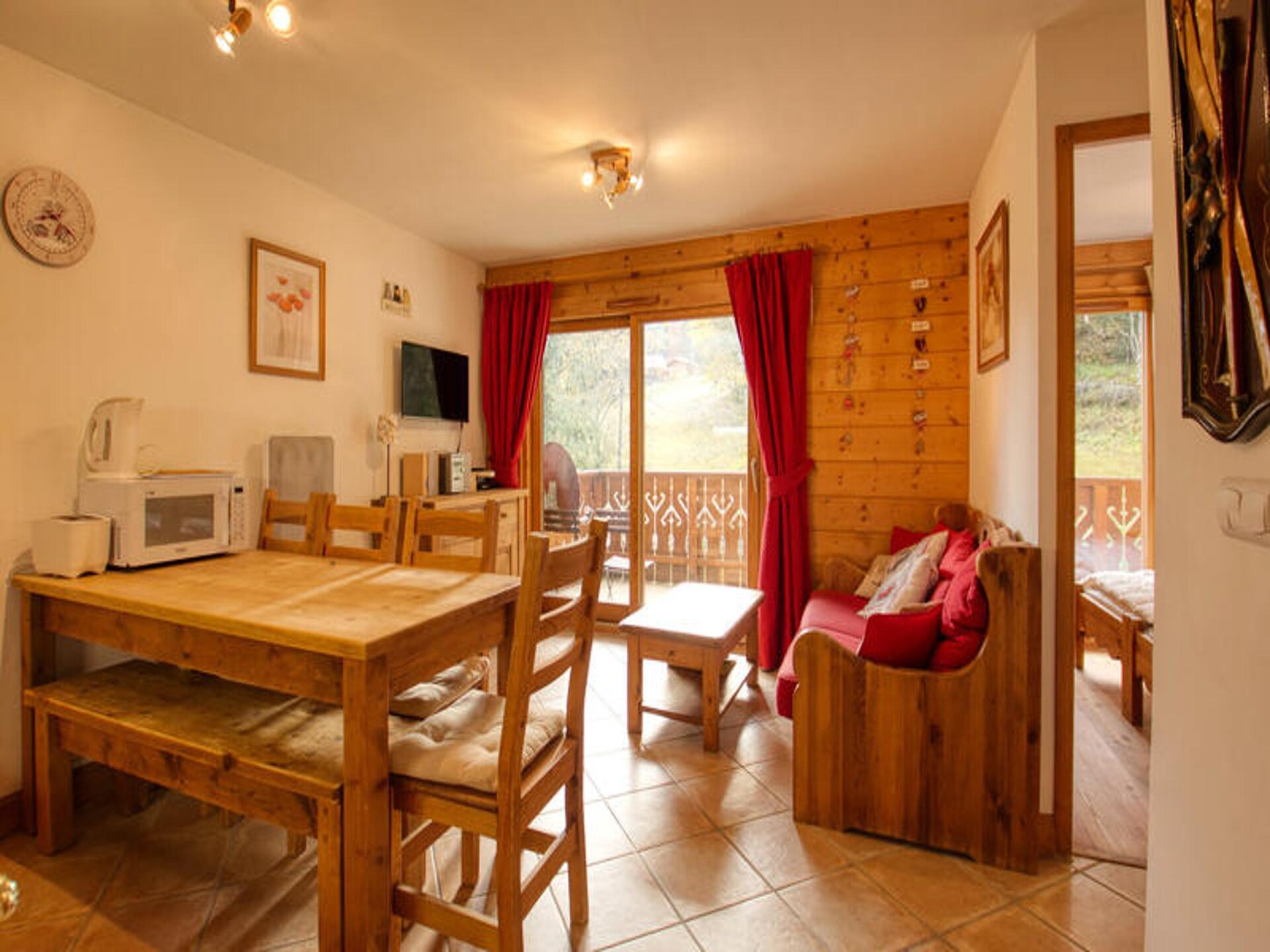 Appartement aan de piste in Morillon 1100 voor 6 personen - foto 12