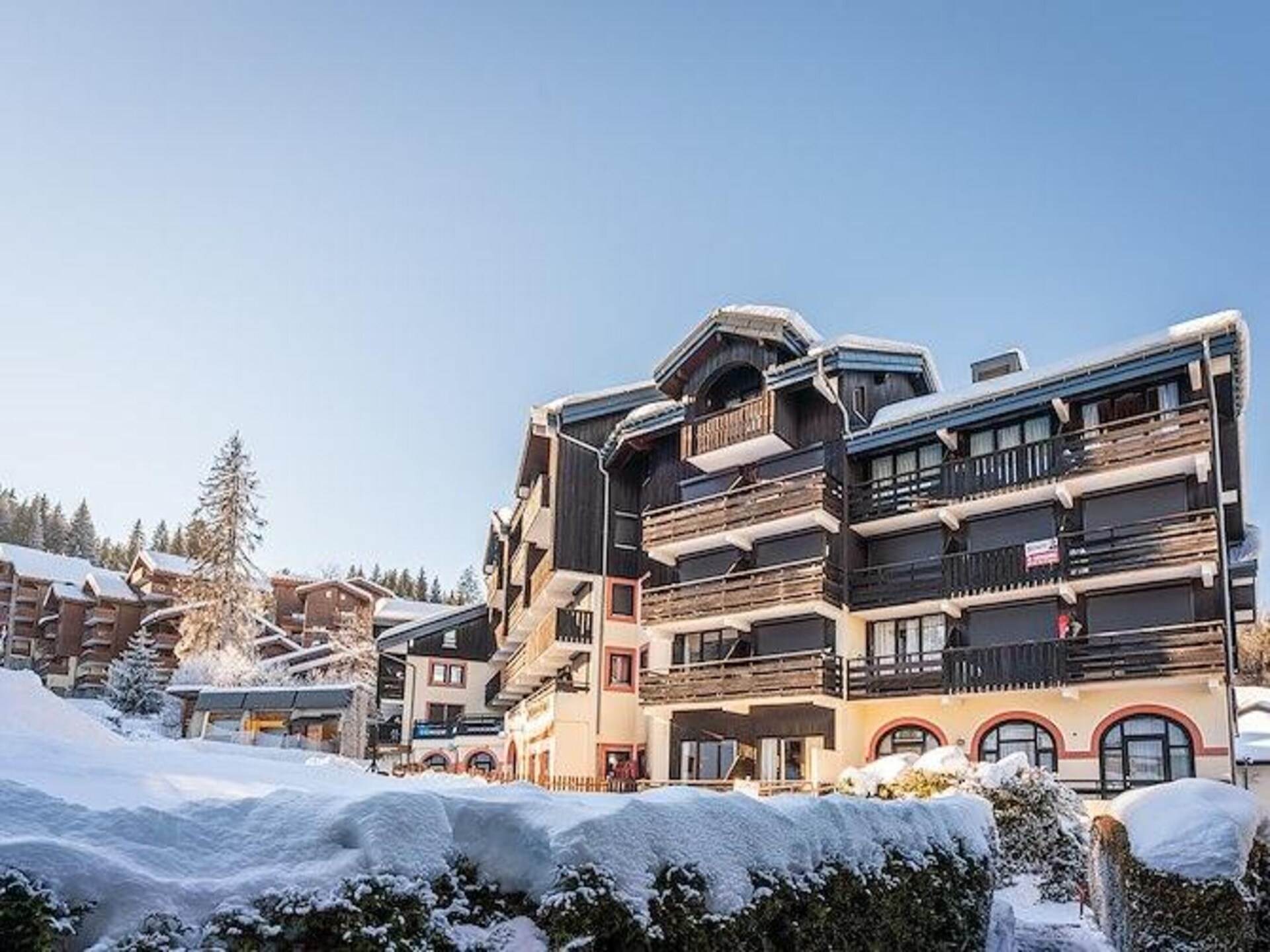 Sfeervolle studio op de piste in Morillon met zuidbalkon - foto 22