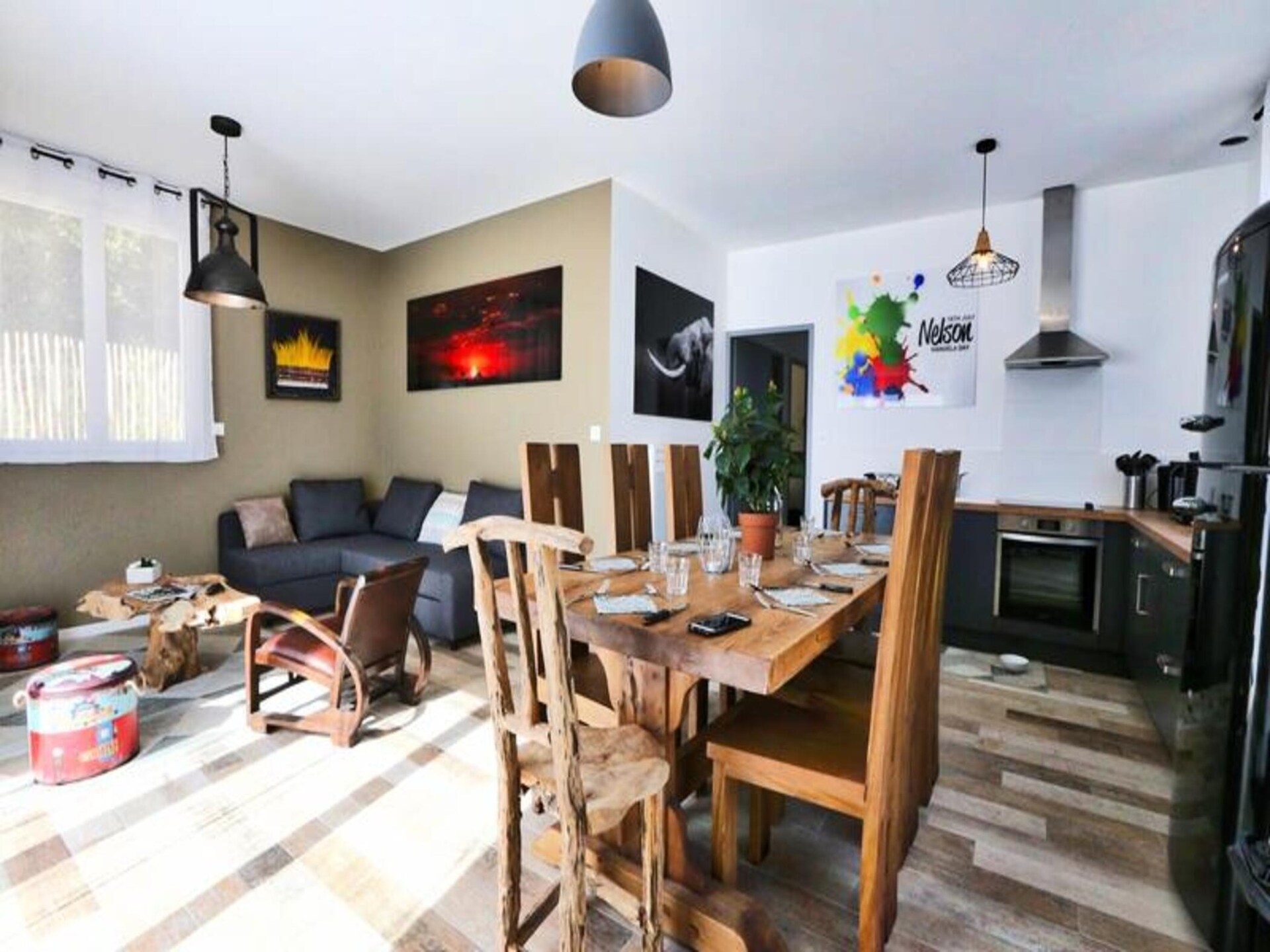 Bosvilla voor 8 met Zuid-Afrikaanse sfeer en privéspa bij Notre-Dame-de-Monts - foto 15