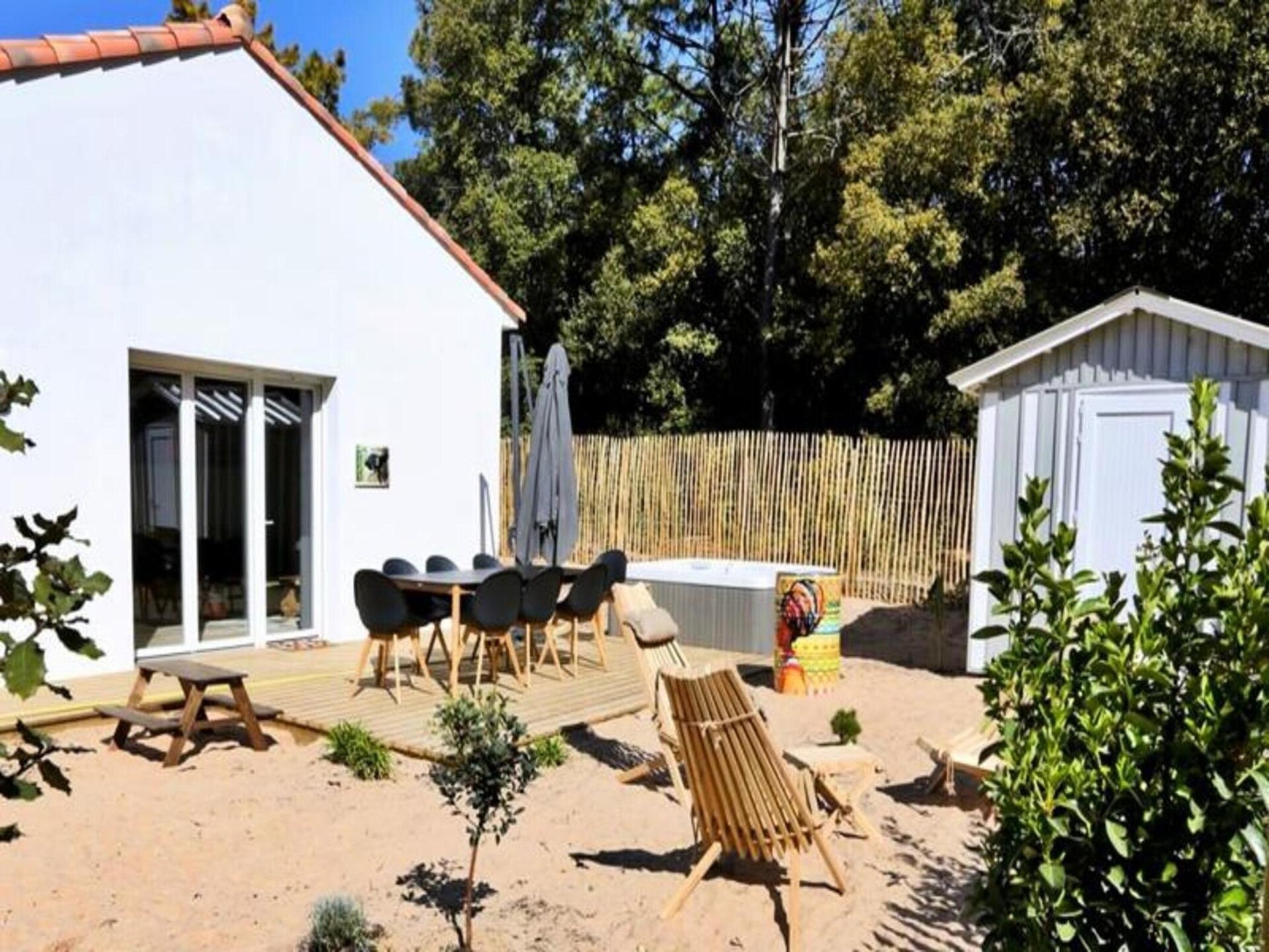 Bosvilla voor 8 met Zuid-Afrikaanse sfeer en privéspa bij Notre-Dame-de-Monts - foto 26