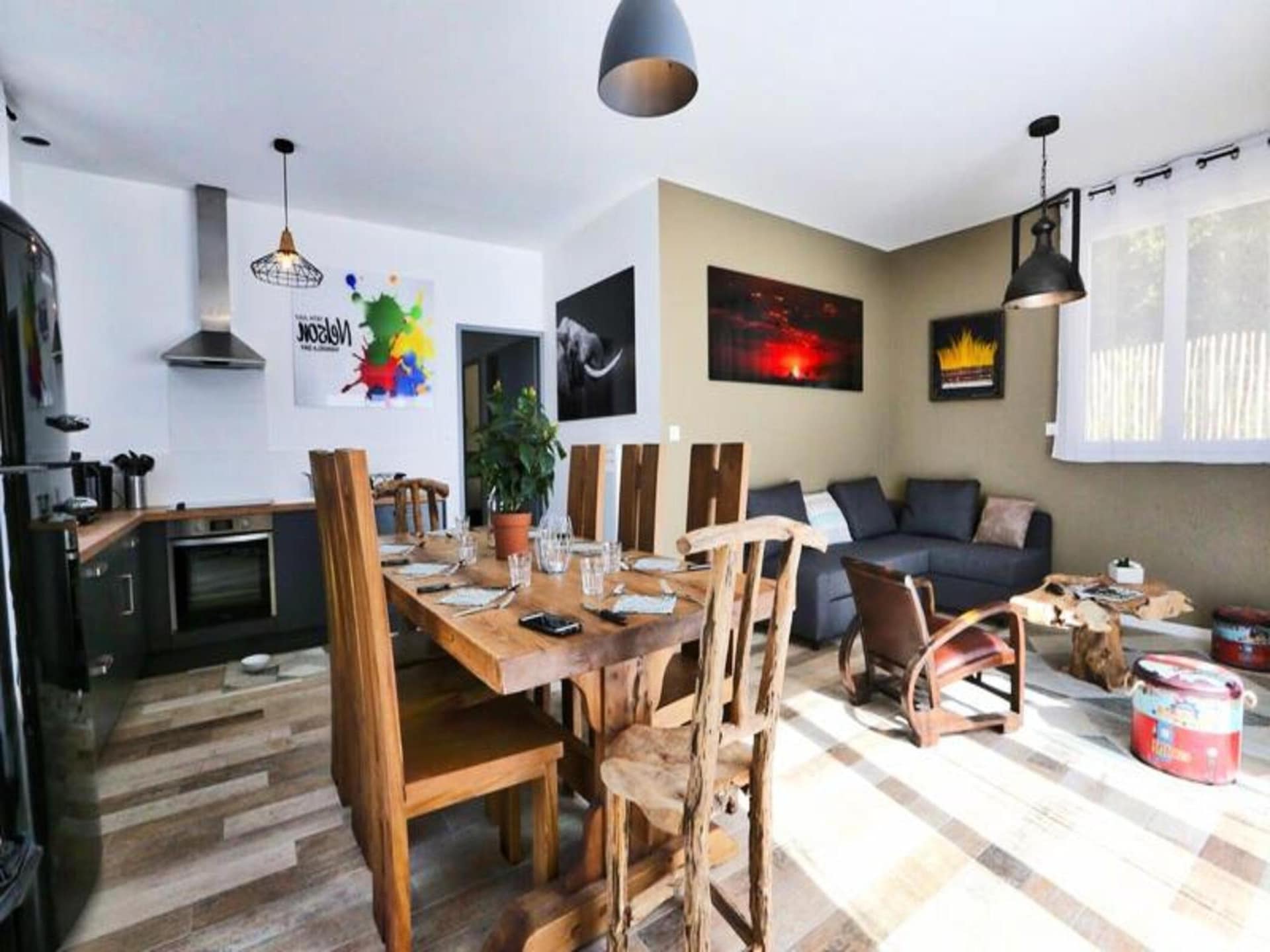 Bosvilla voor 8 met Zuid-Afrikaanse sfeer en privéspa bij Notre-Dame-de-Monts - foto 28