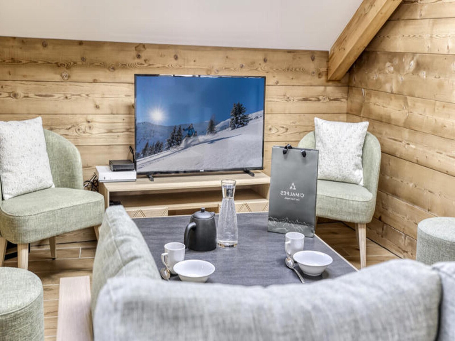 Modern appartement 6p in Saint-Gervais-les-Bains met balkon en bergzicht - foto 18