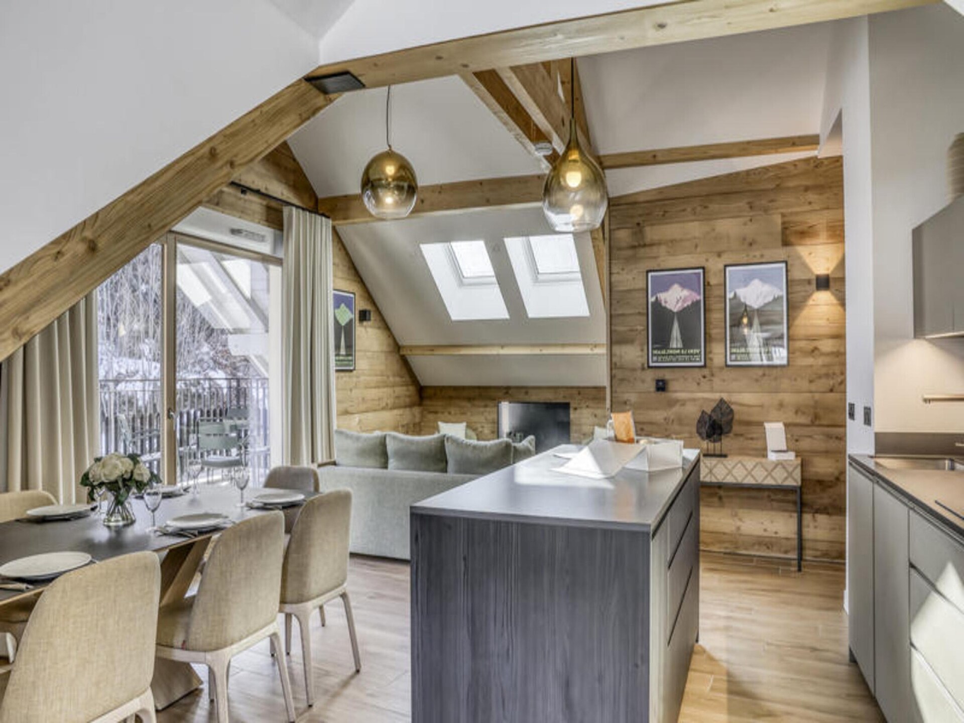 Modern appartement 6p in Saint-Gervais-les-Bains met balkon en bergzicht - foto 20