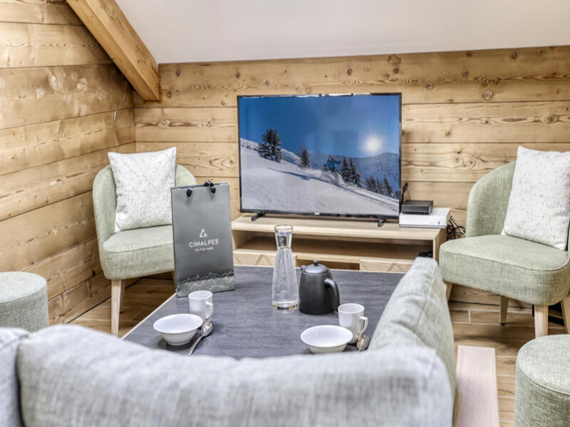 Modern appartement 6p in Saint-Gervais-les-Bains met balkon en bergzicht - foto 9