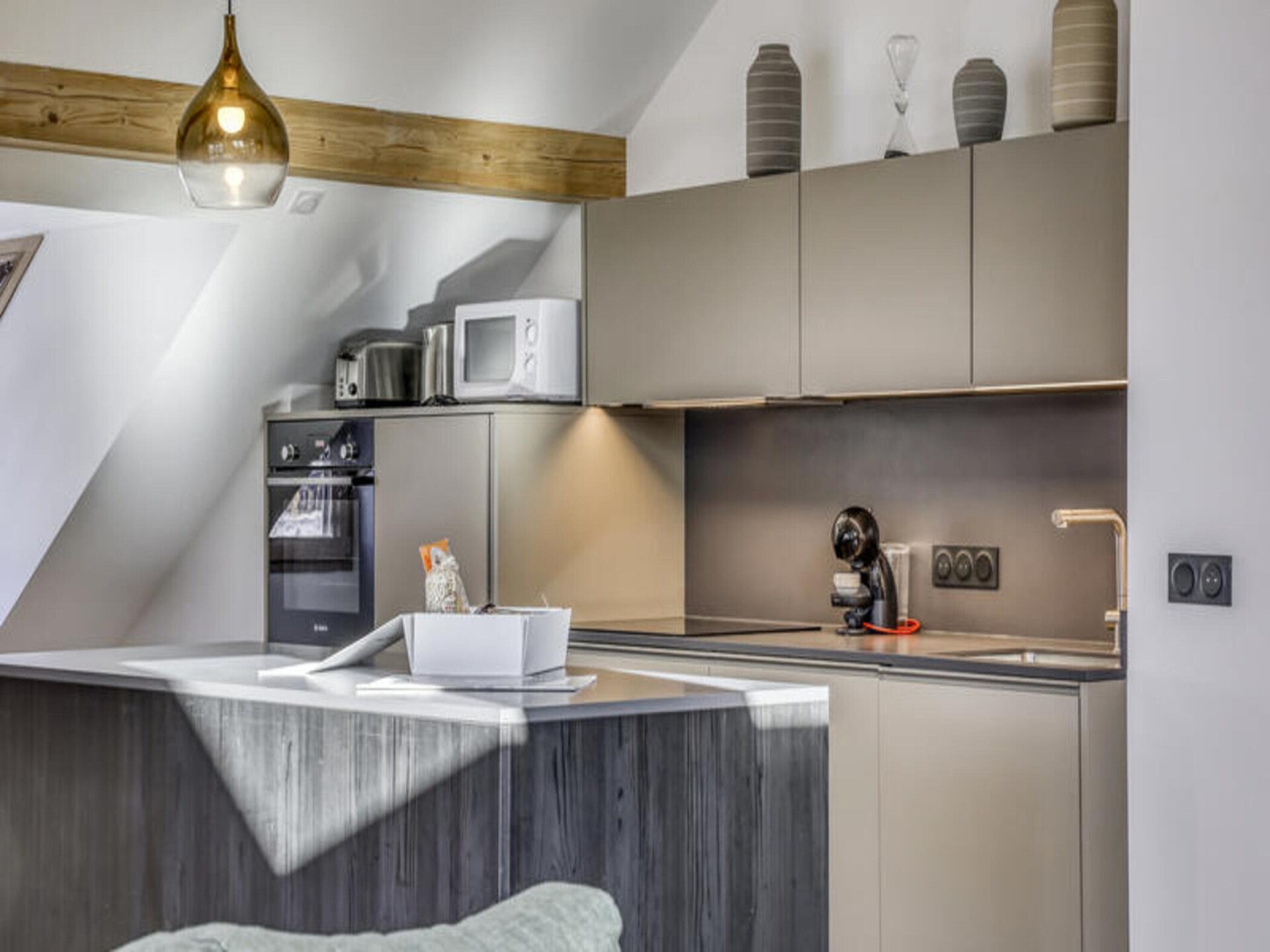 Modern appartement 6p in Saint-Gervais-les-Bains met balkon en bergzicht - foto 4