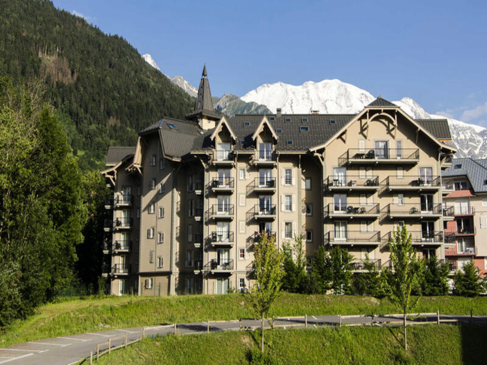 Appartement 6 pers. op 50m van gondel Evasion Mont-Blanc met balkon - foto 7