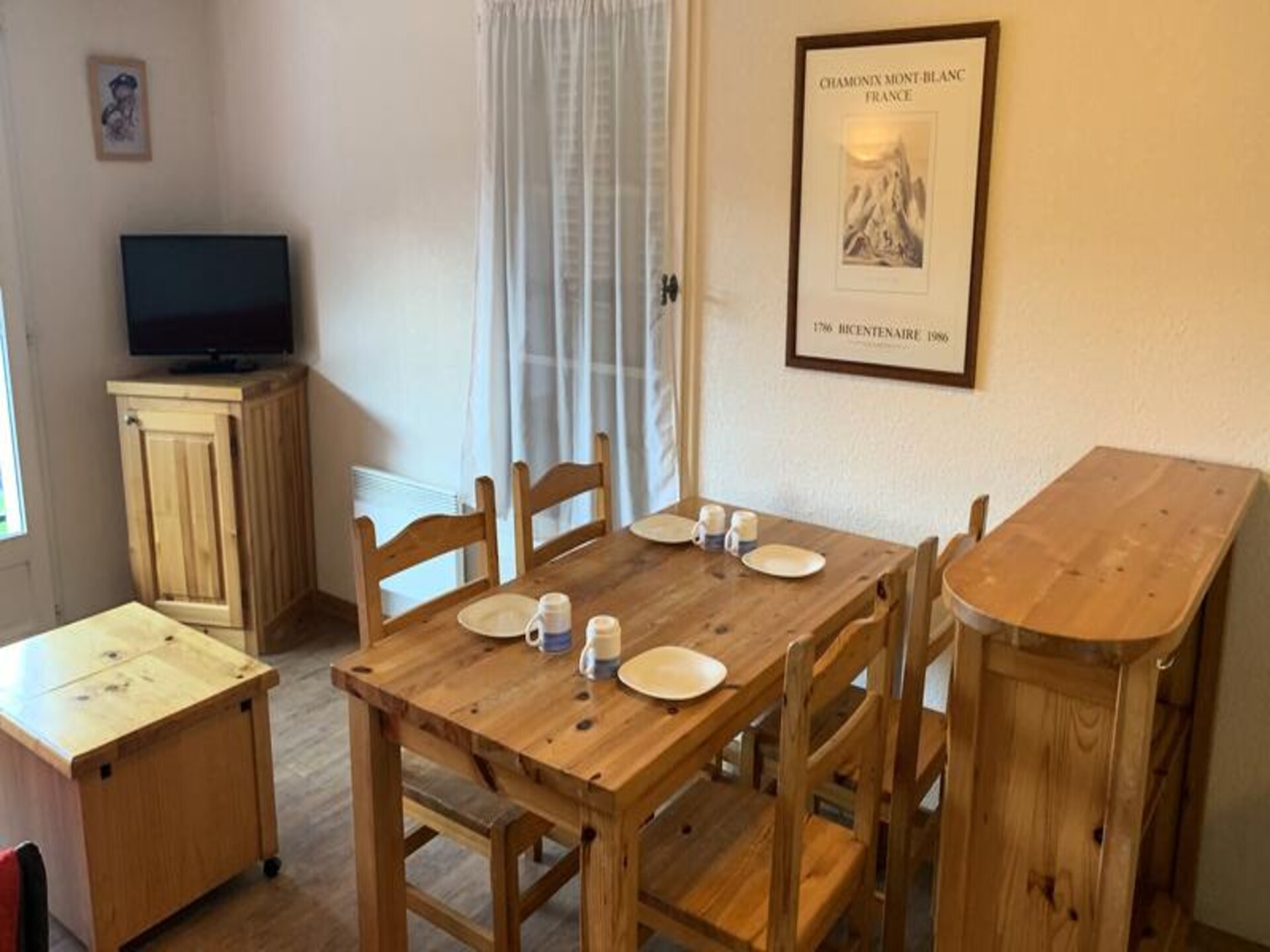 Appartement 6 pers. op 50m van gondel Evasion Mont-Blanc met balkon - foto 8