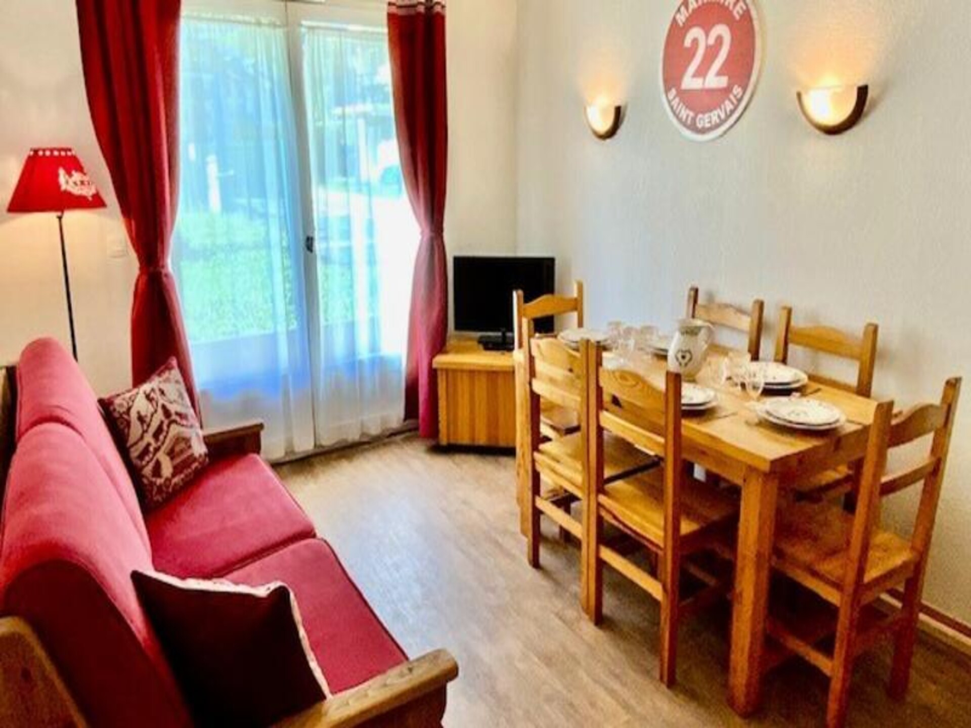 Appartement 6p vlakbij gondel Saint-Gervais met zwembad - foto 8