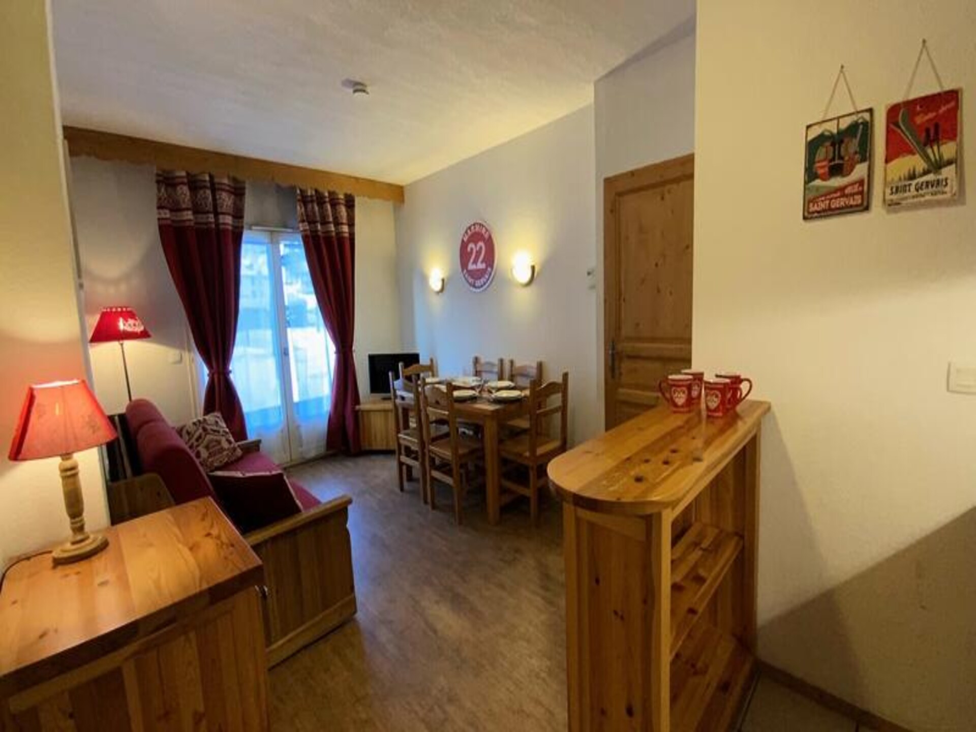 Appartement 6p vlakbij gondel Saint-Gervais met zwembad - foto 11