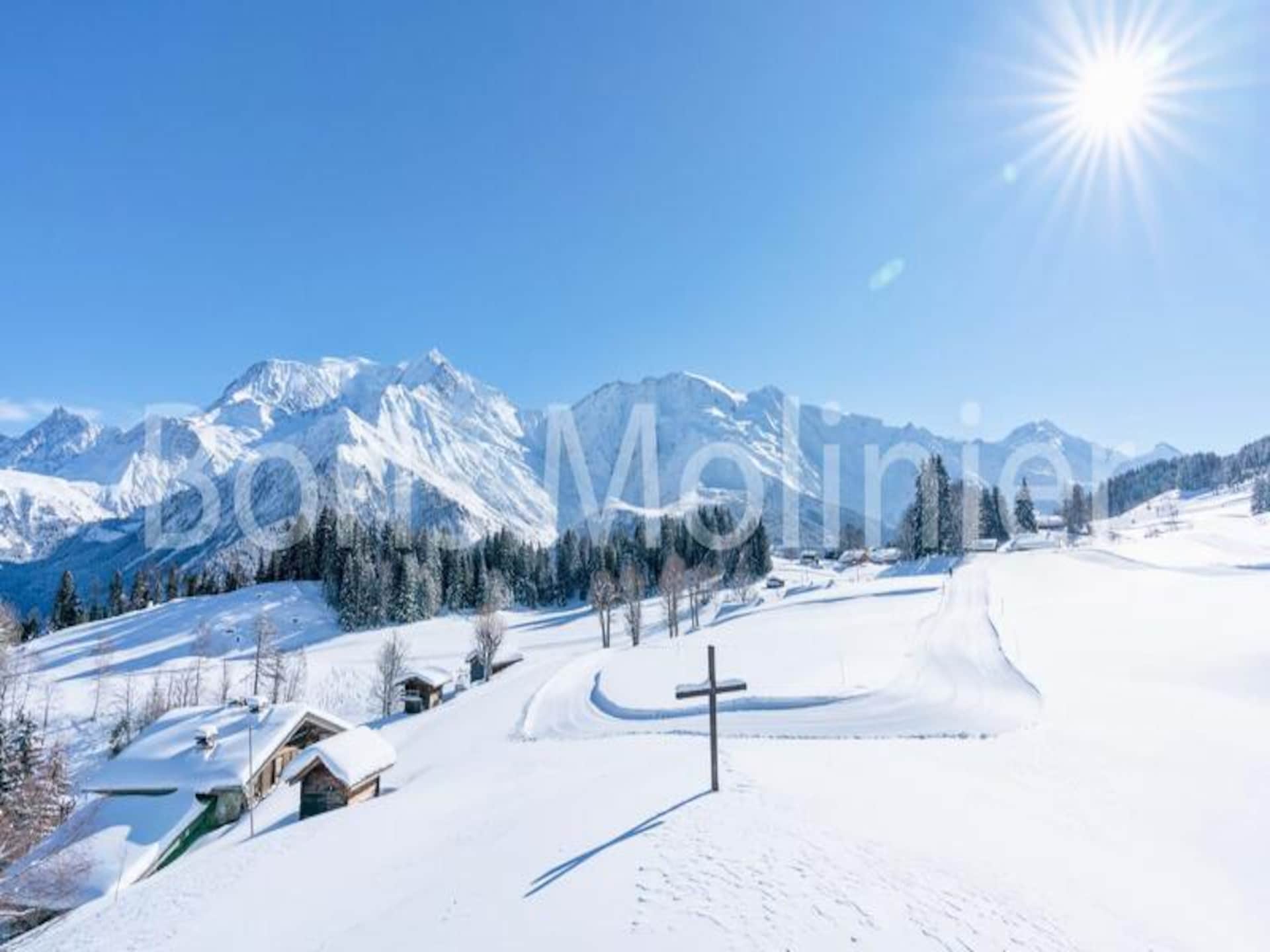 Knus appartement voor 4 met zwembad, dichtbij de piste in Saint-Gervais - foto 7