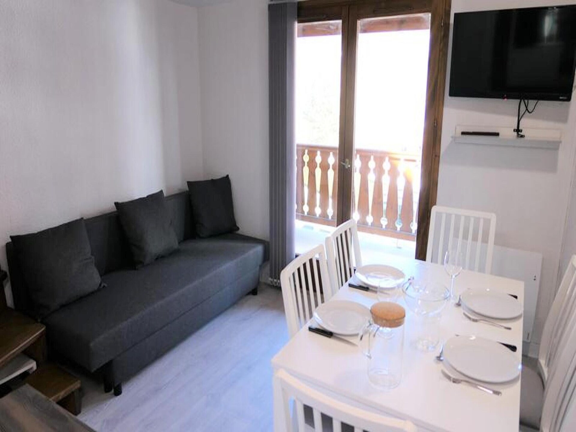Knus mezzanine-appartement nabij St. Gervais met uitzicht op de Mont Blanc - foto 27