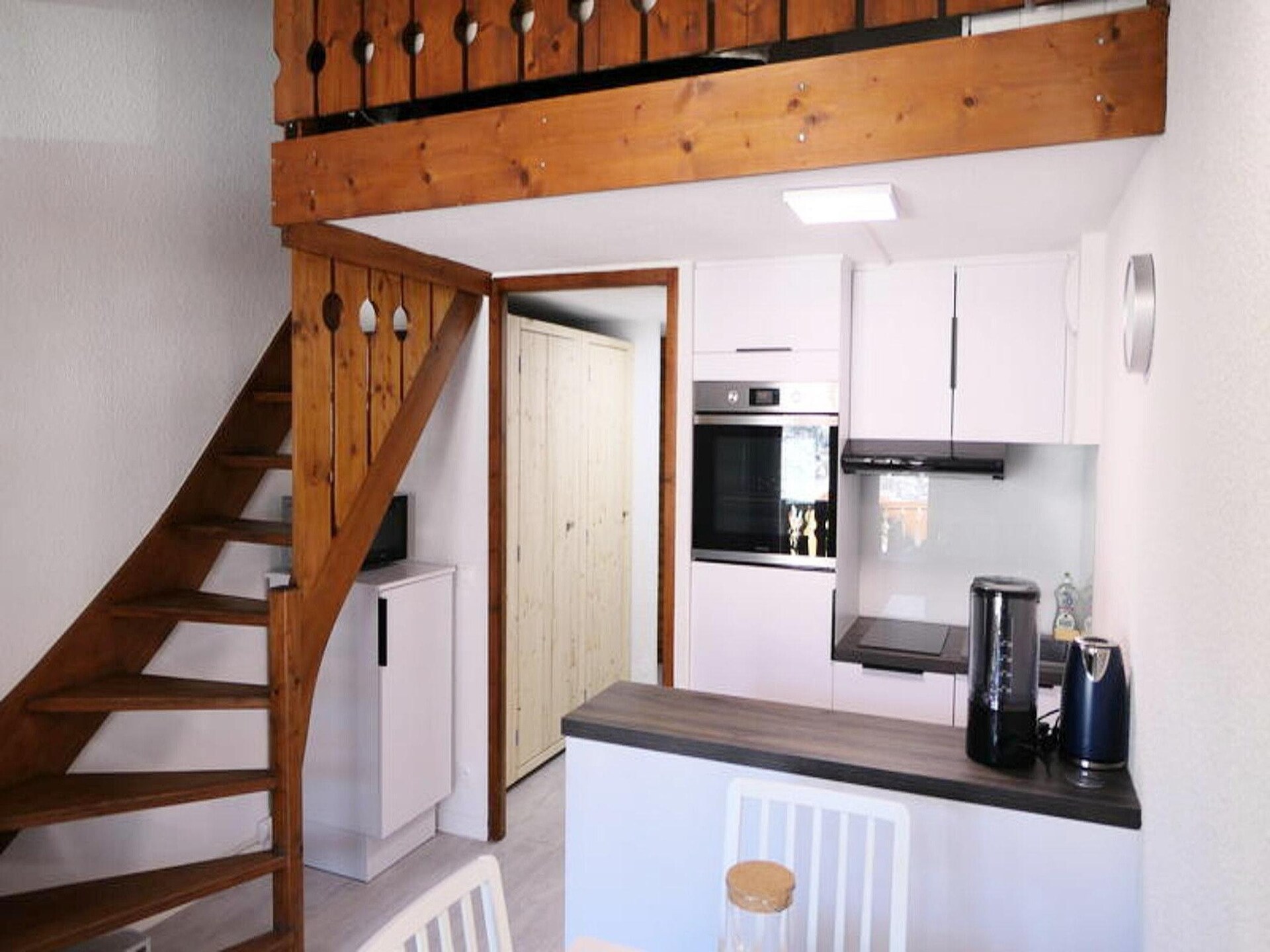 Knus mezzanine-appartement nabij St. Gervais met uitzicht op de Mont Blanc - foto 16