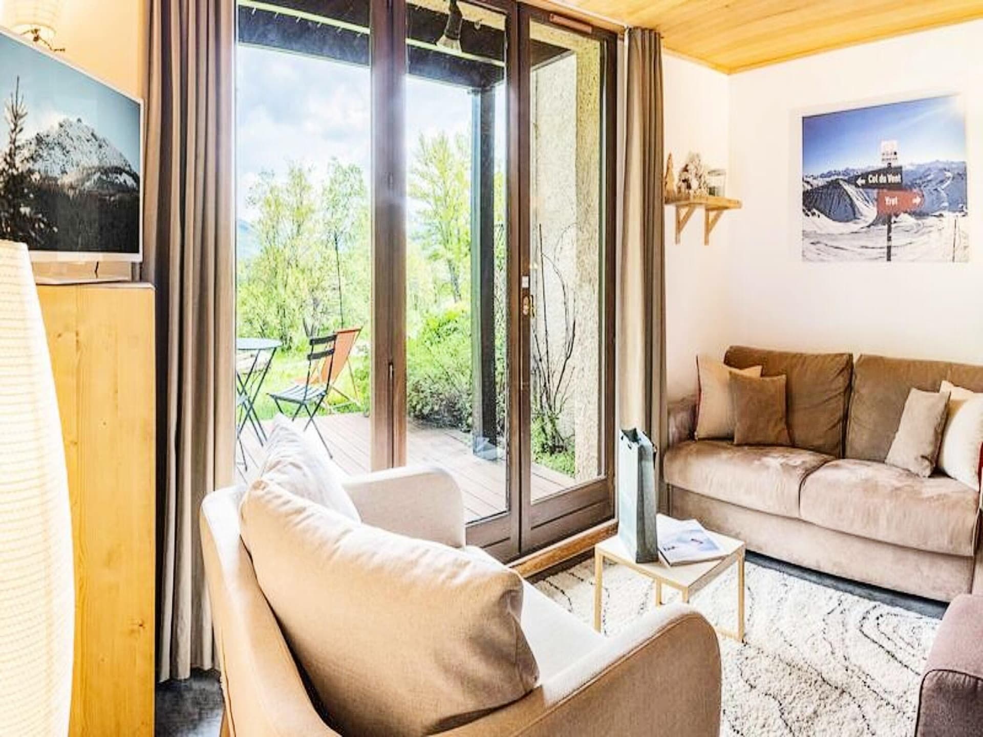 Ruim duplex appartement met bergzicht en tuin in Le Monêtier-les-Bains - foto 14