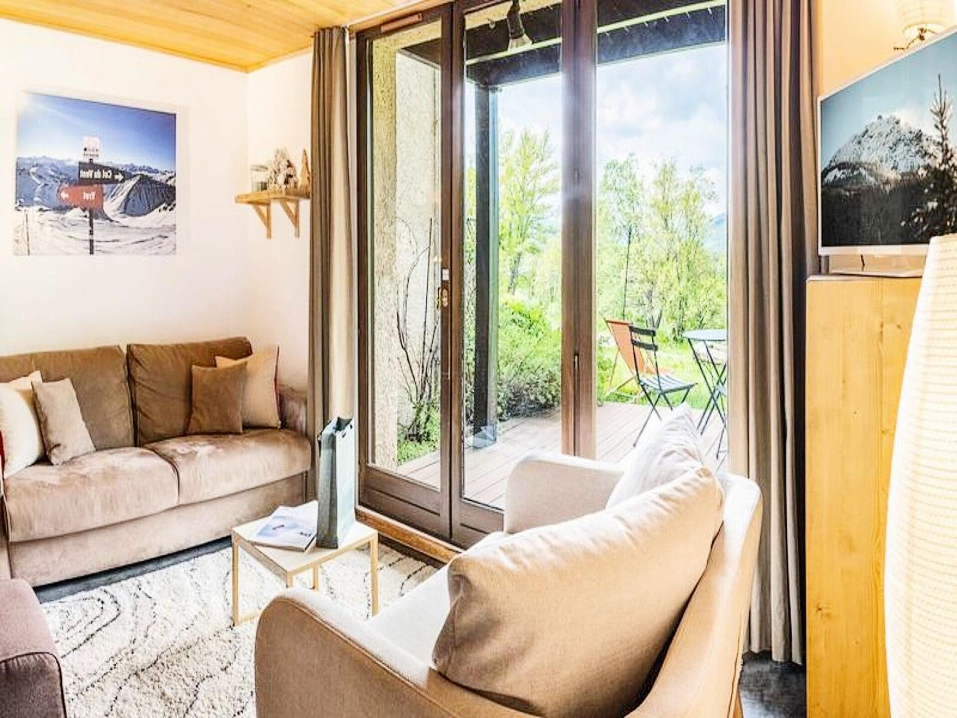 Ruim duplex appartement met bergzicht en tuin in Le Monêtier-les-Bains - foto 22