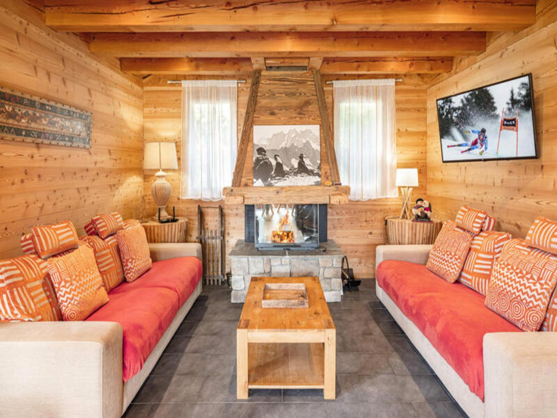 Ruim chalet voor 9 in Le Monêtier-les-Bains met tuin en bergzicht - foto 23
