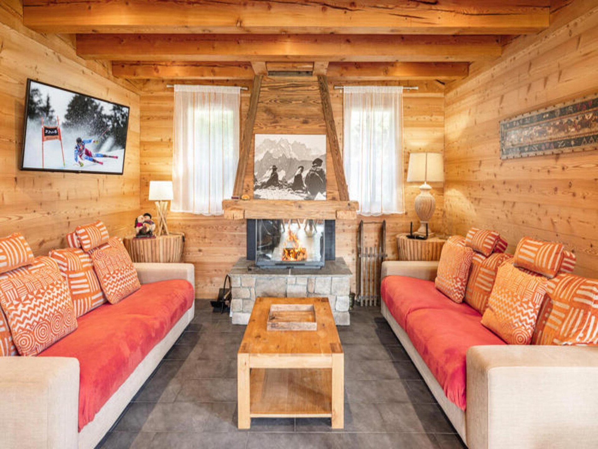 Ruim chalet voor 9 in Le Monêtier-les-Bains met tuin en bergzicht - foto 31