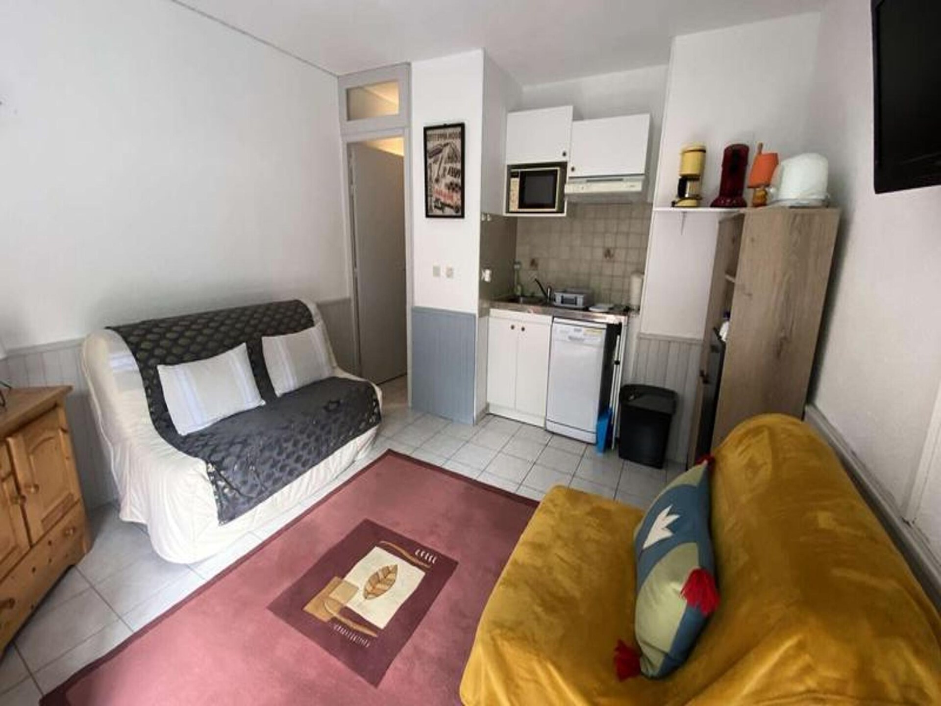 Knus studio-appartement voor 3 personen, 25m van de skibus in Barèges - foto 7