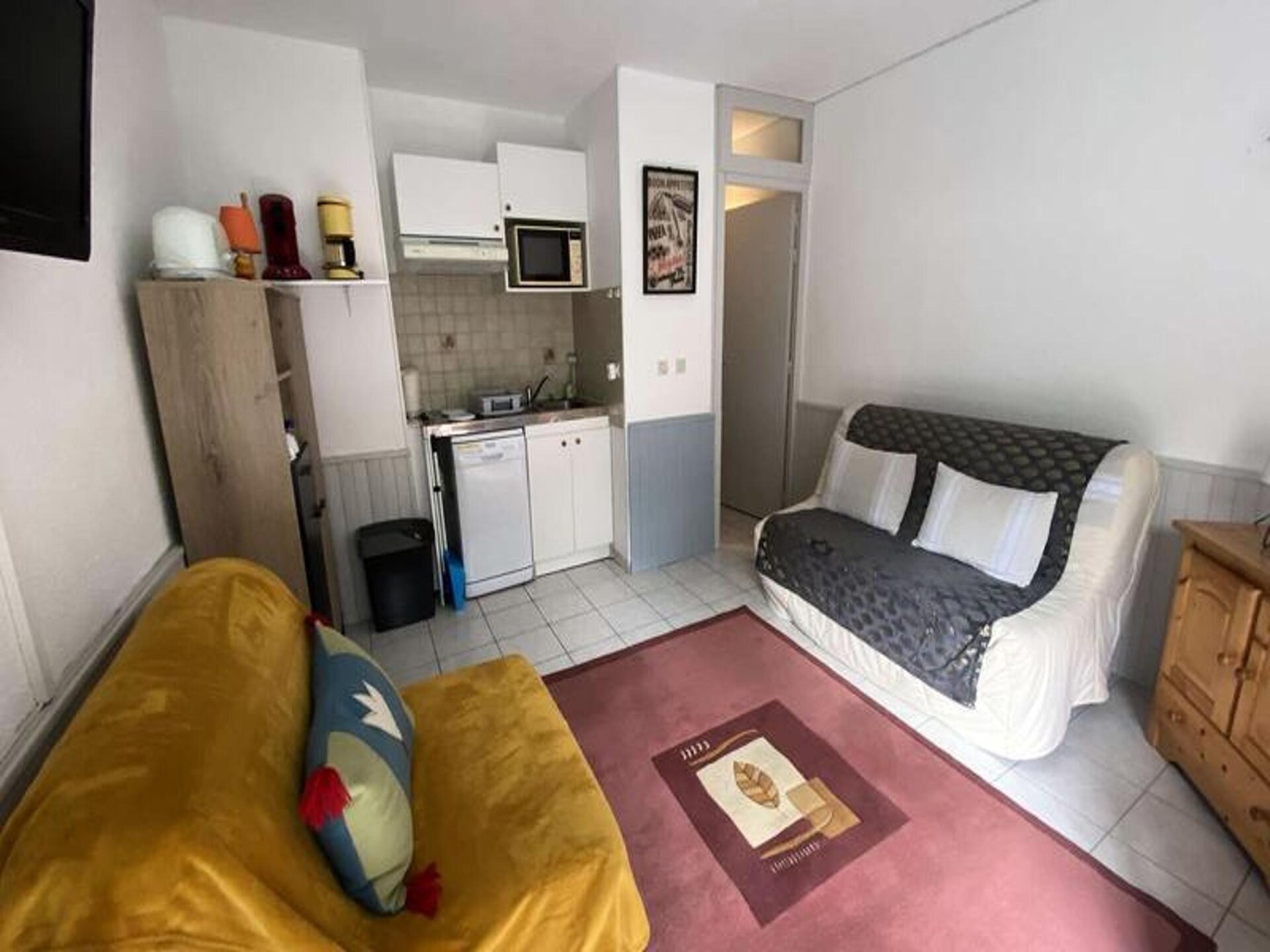 Knus studio-appartement voor 3 personen, 25m van de skibus in Barèges - foto 8