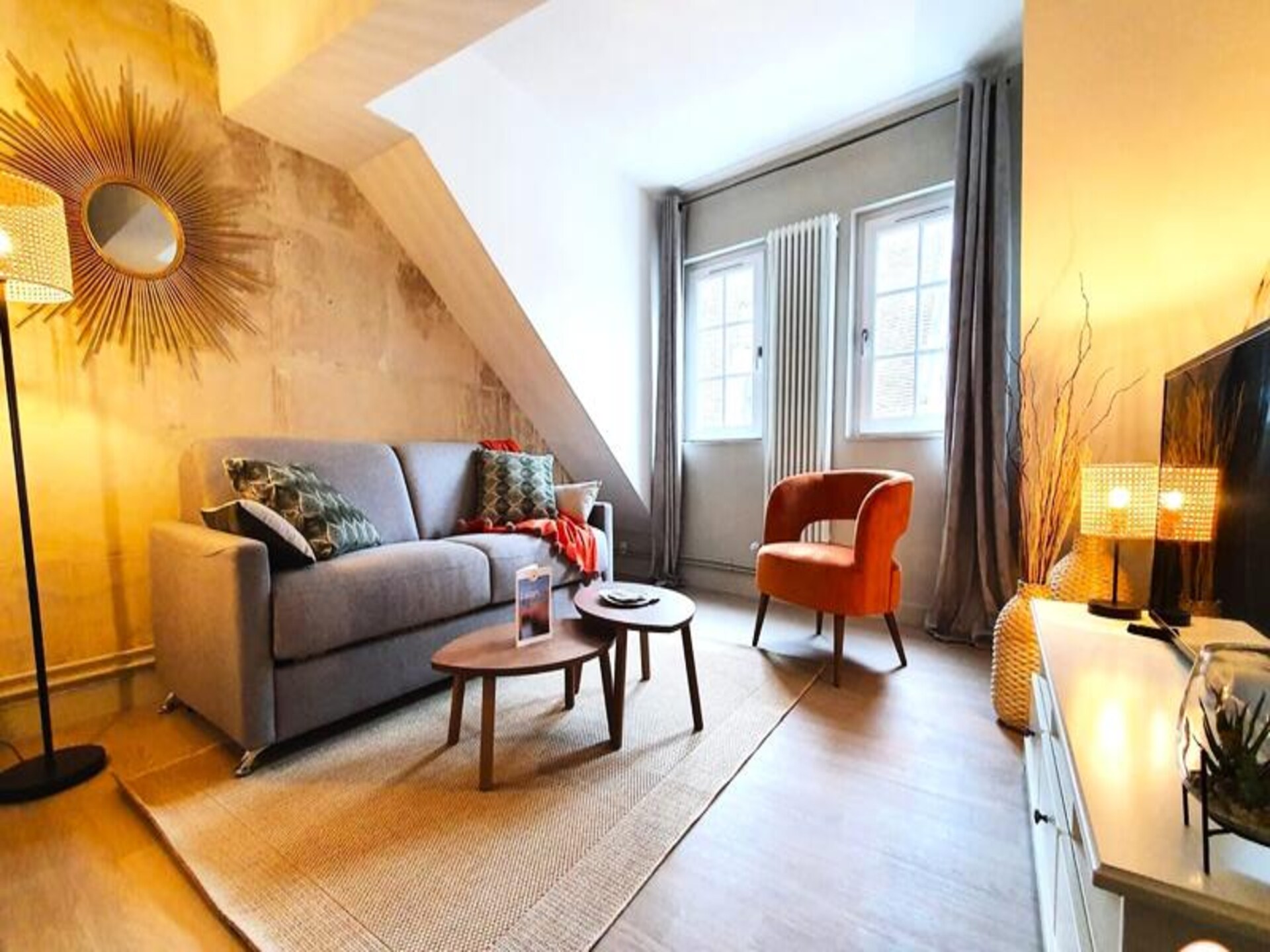 Historisch appartement in Caen met privéparkeerplaats - foto 12