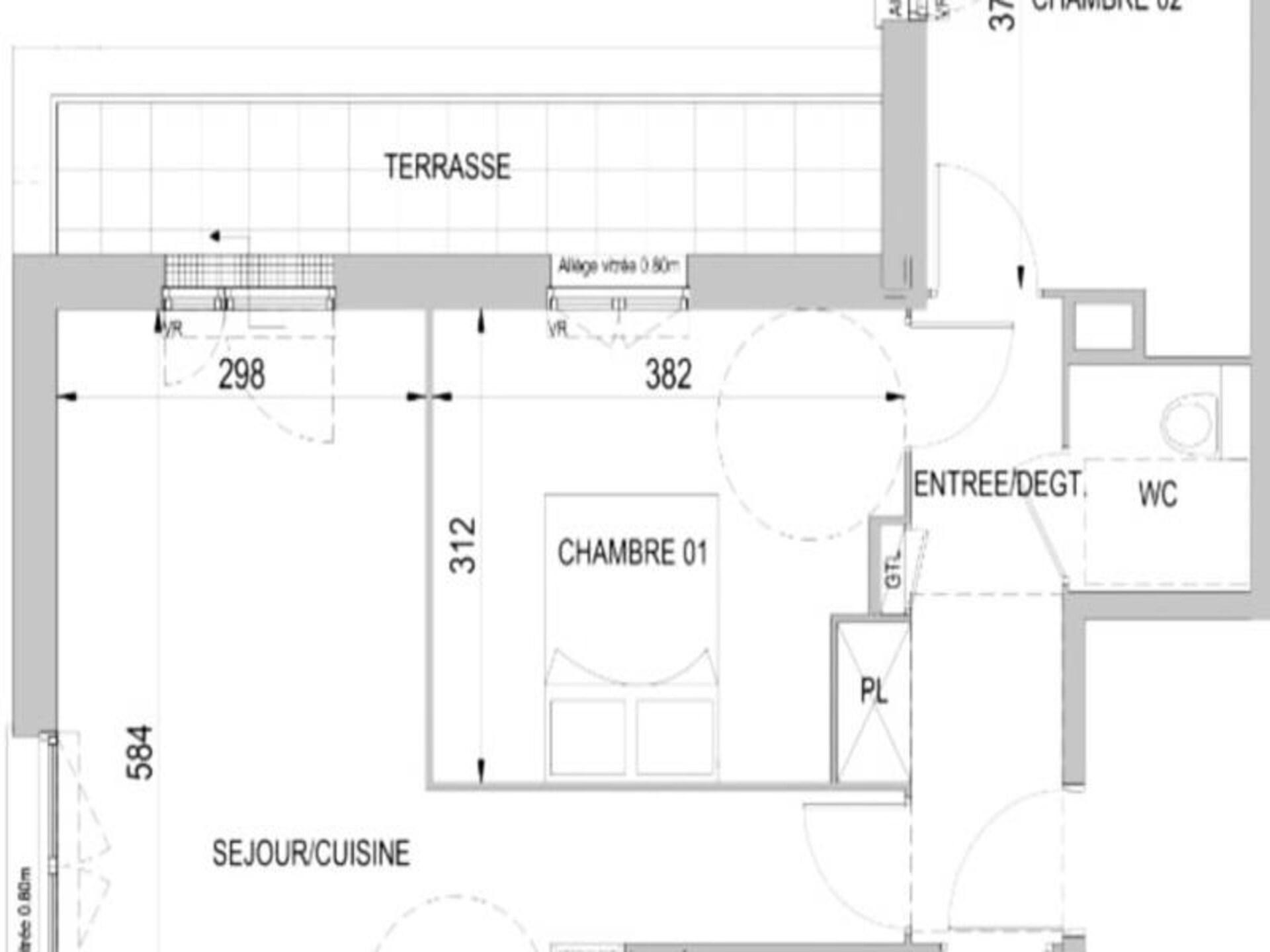 Modern appartement in Caen met parkeren en terras - foto 7