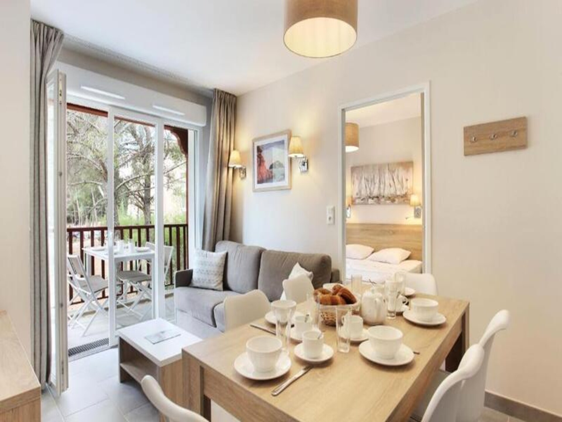 Knus appartement voor 4 in bosrijke residentie, 10 min van strand Cavalaire - foto 14