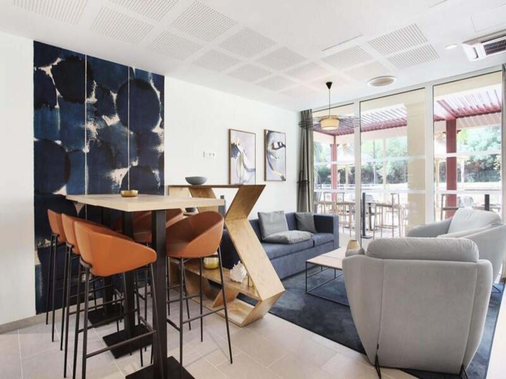 Ruim appartement voor 6 in bosrijke residentie met zwembad bij Cavalaire-sur-Mer - foto 2
