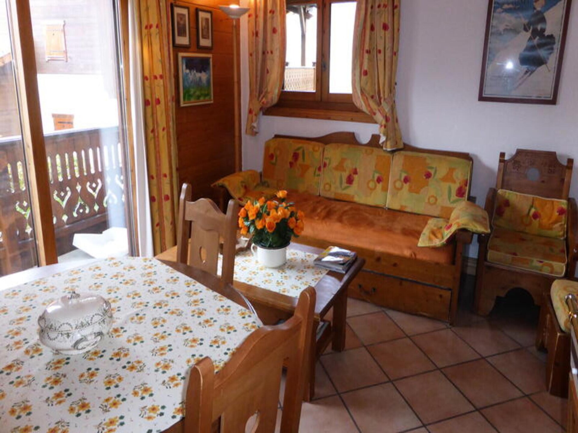 Knus appartement voor 6 met zwembad in Les Houches, dichtbij Chamonix - foto 4