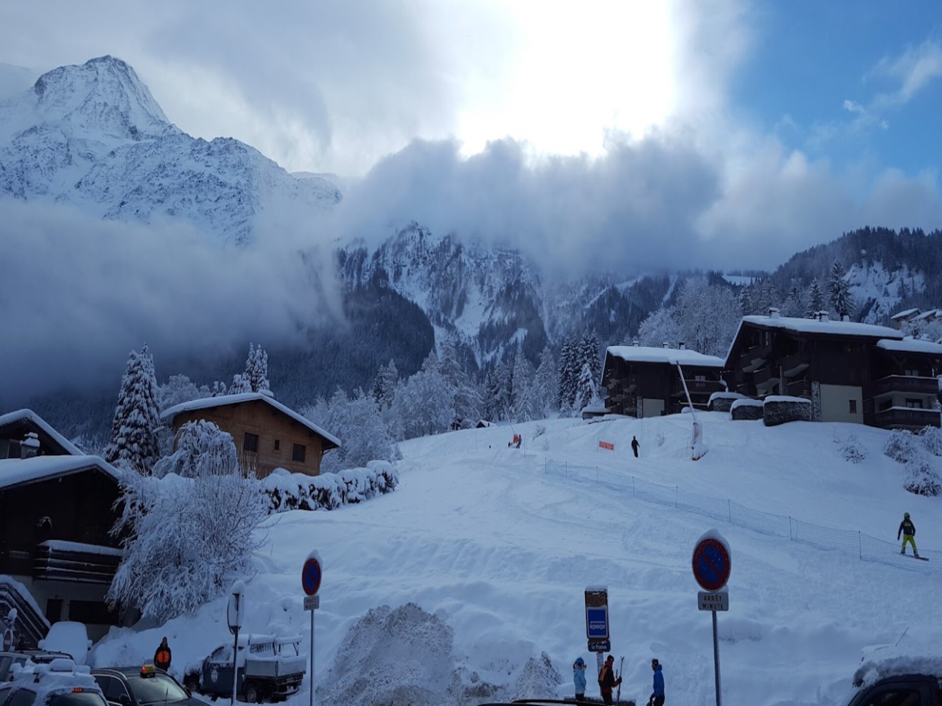 Knus appartement voor 6 met zwembad in Les Houches, dichtbij Chamonix - foto 15