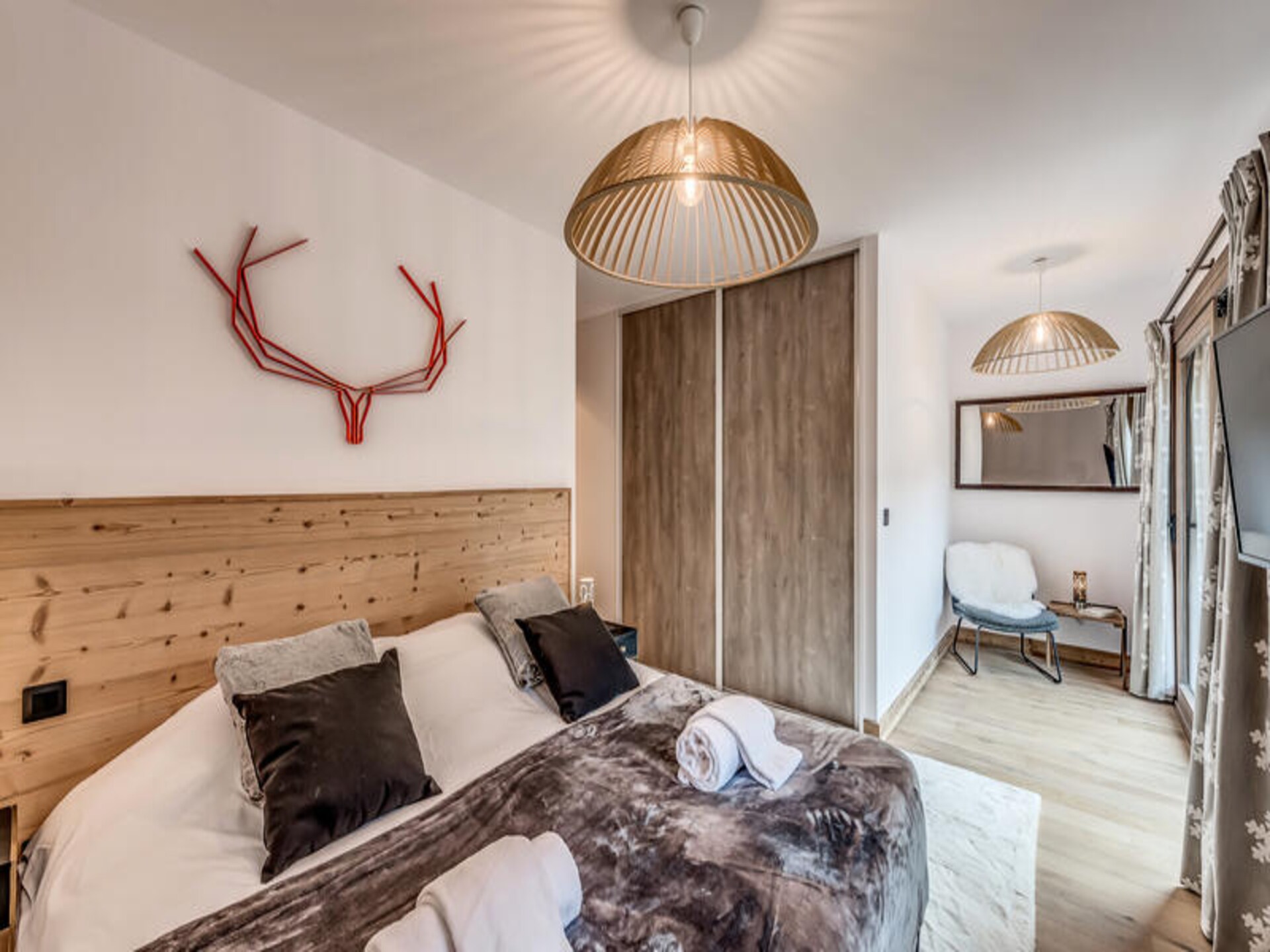 Luxe duplex voor 14 personen met jacuzzi en uitzicht op de Vanoise - foto 23