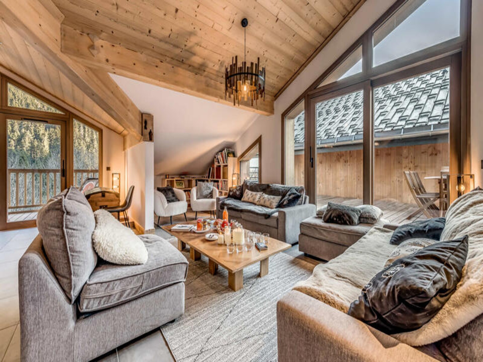 Luxe duplex voor 14 personen met jacuzzi en uitzicht op de Vanoise - foto 25