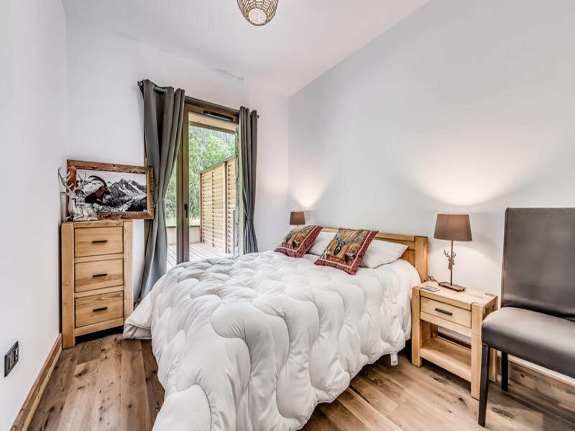 Luxe appartement Champagny en Vanoise | 8 personen | Terras met bergzicht - foto 26