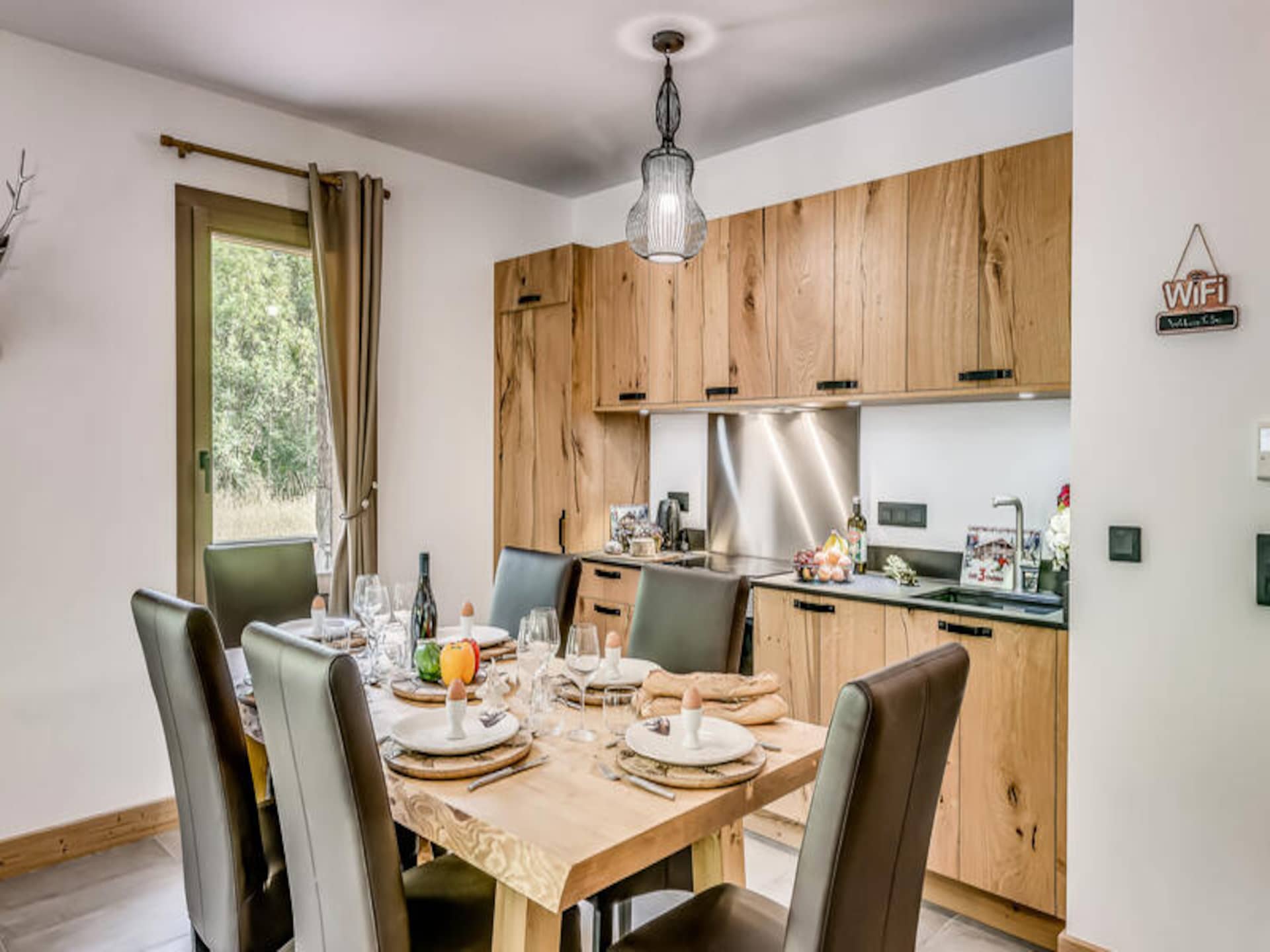 Luxe appartement Champagny en Vanoise | 8 personen | Terras met bergzicht - foto 27