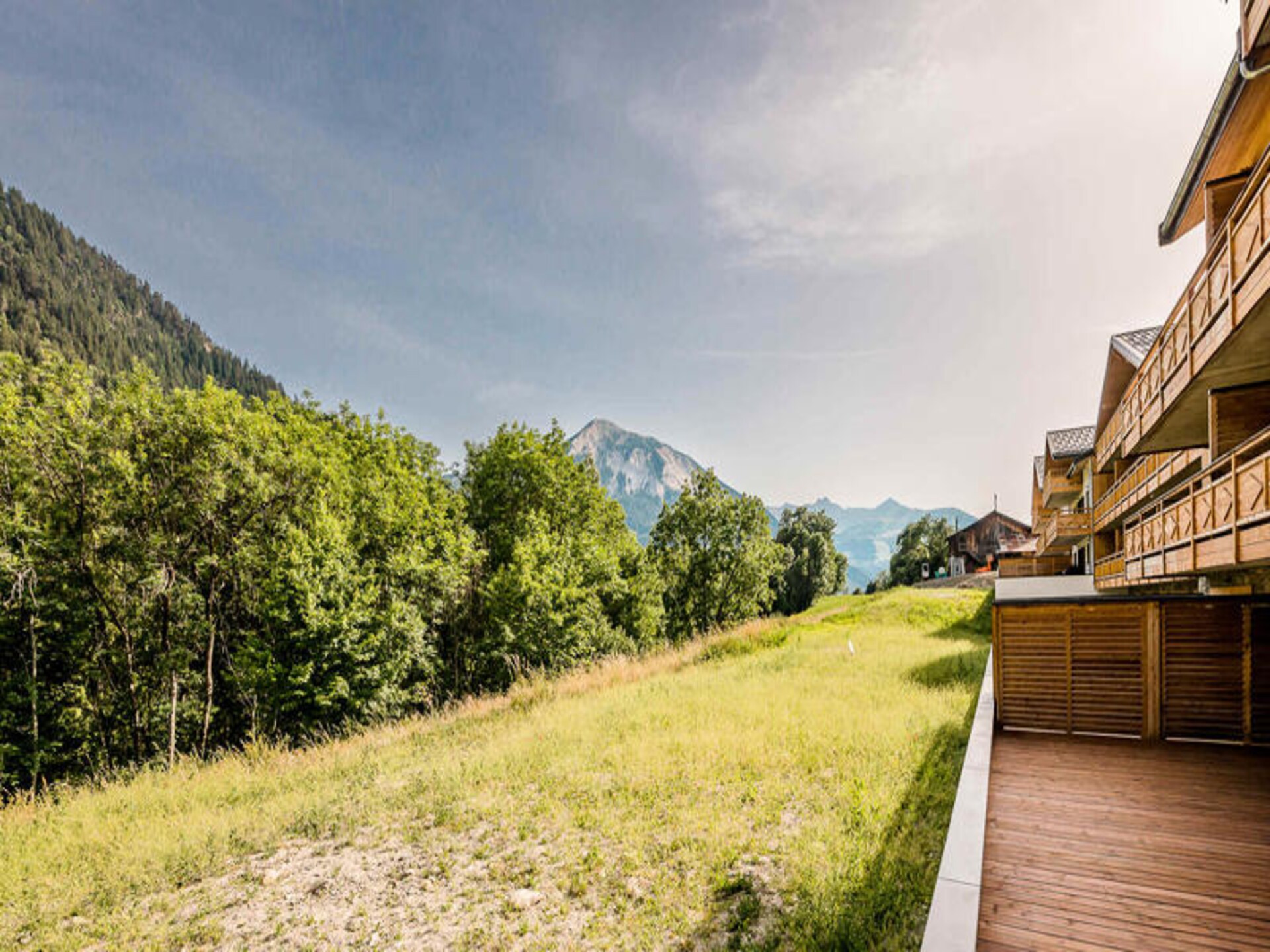 Luxe appartement Champagny en Vanoise | 8 personen | Terras met bergzicht - foto 31
