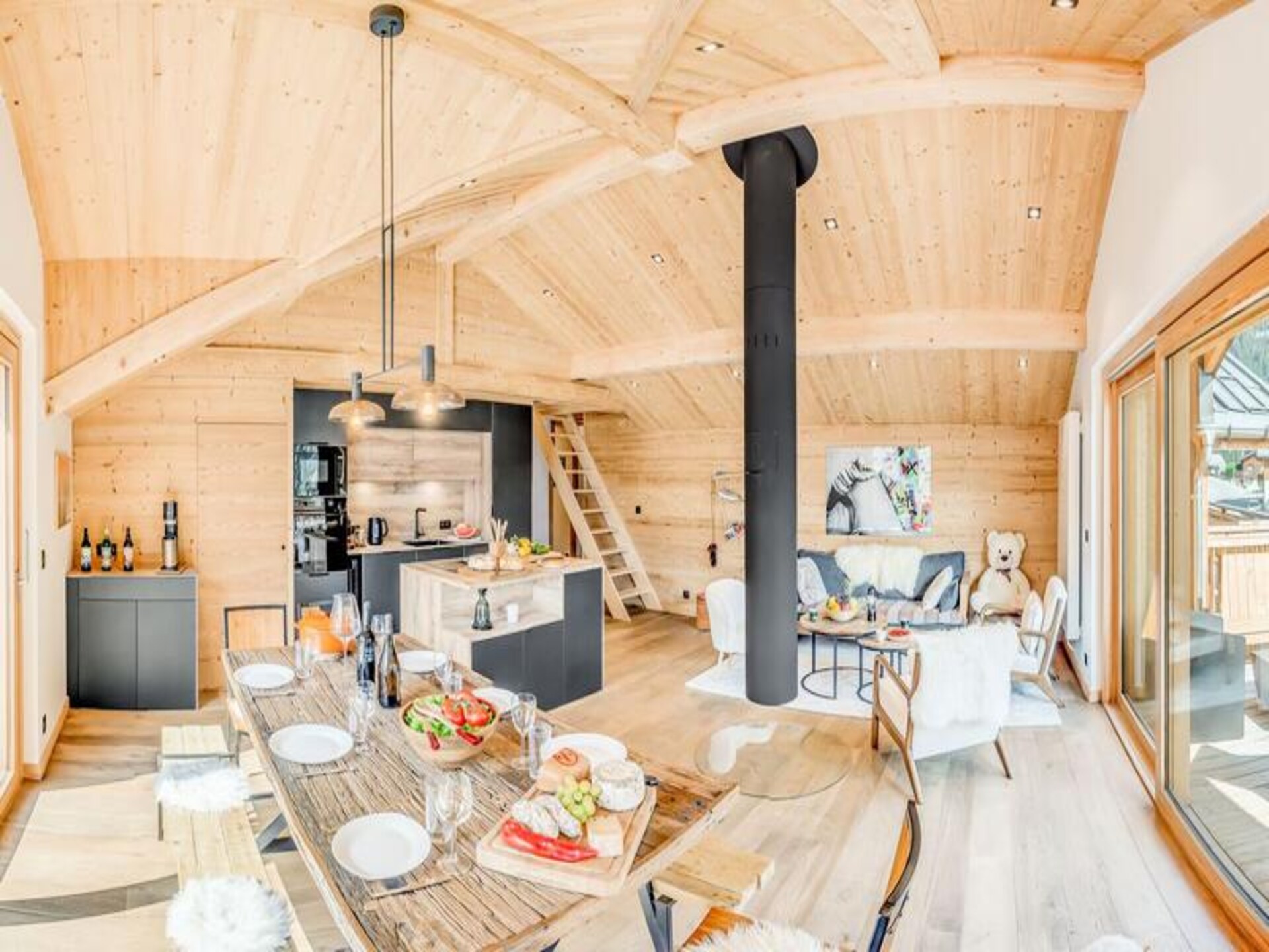 Duplex Appartement 12p in Champagny en Vanoise, 200m van de piste - foto 17