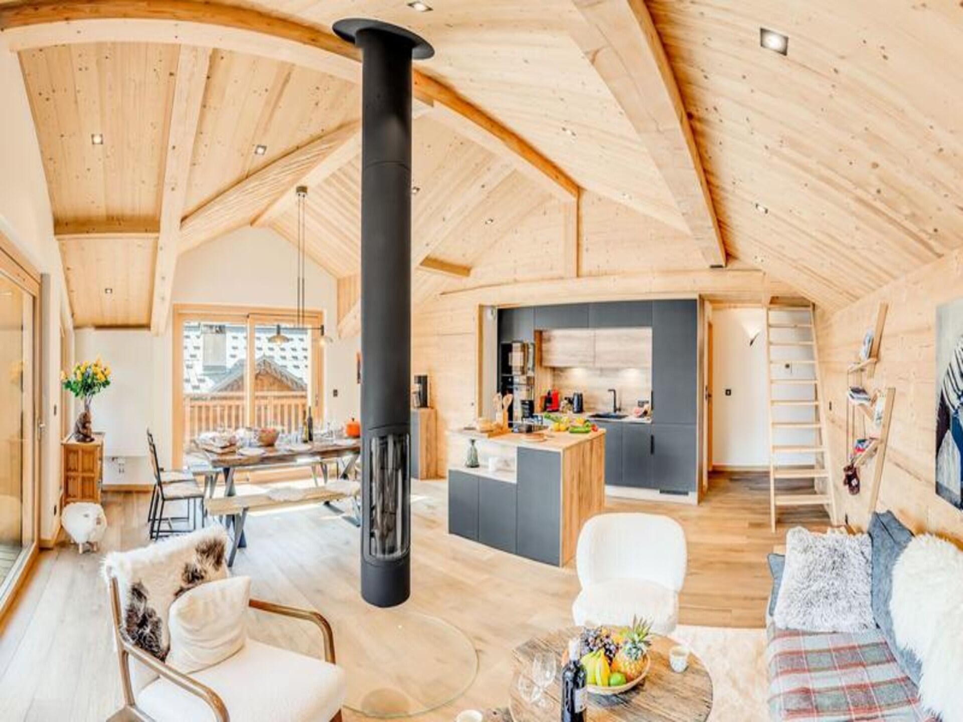 Duplex Appartement 12p in Champagny en Vanoise, 200m van de piste - foto 18
